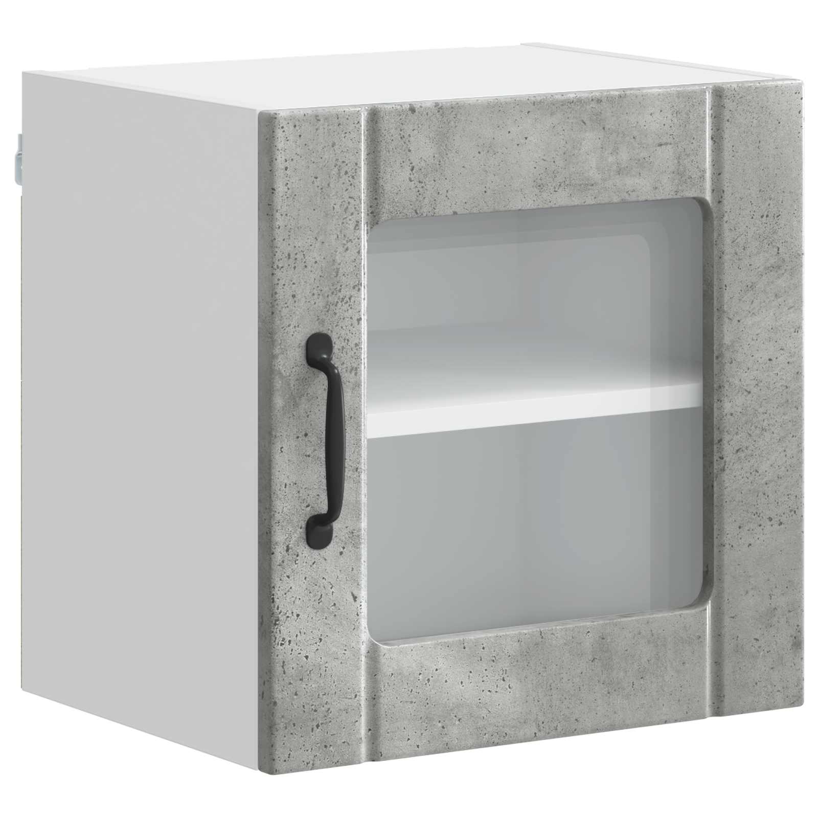 Keukenkast Lucca 2 pcs Beton Grijs 40 x 31 x 40 cm Bewerkt hout is nu te koop bij PeponiXL, paradijselijk wonen!
