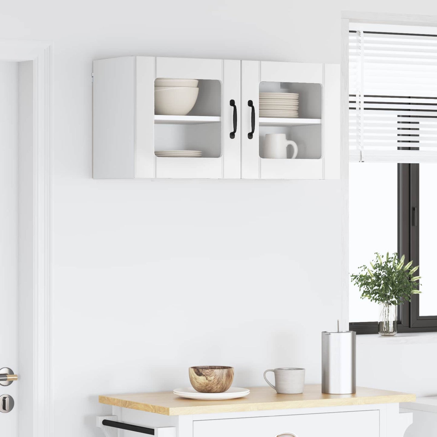 Vaatwasserpaneel Lucca 2 pcs Hoogglans Wit 40 x 31 x 40 cm is nu te koop bij PeponiXL, paradijselijk wonen!