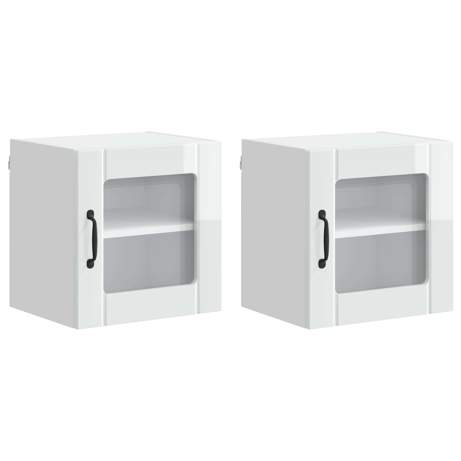 Vaatwasserpaneel Lucca 2 pcs Hoogglans Wit 40 x 31 x 40 cm is nu te koop bij PeponiXL, paradijselijk wonen!