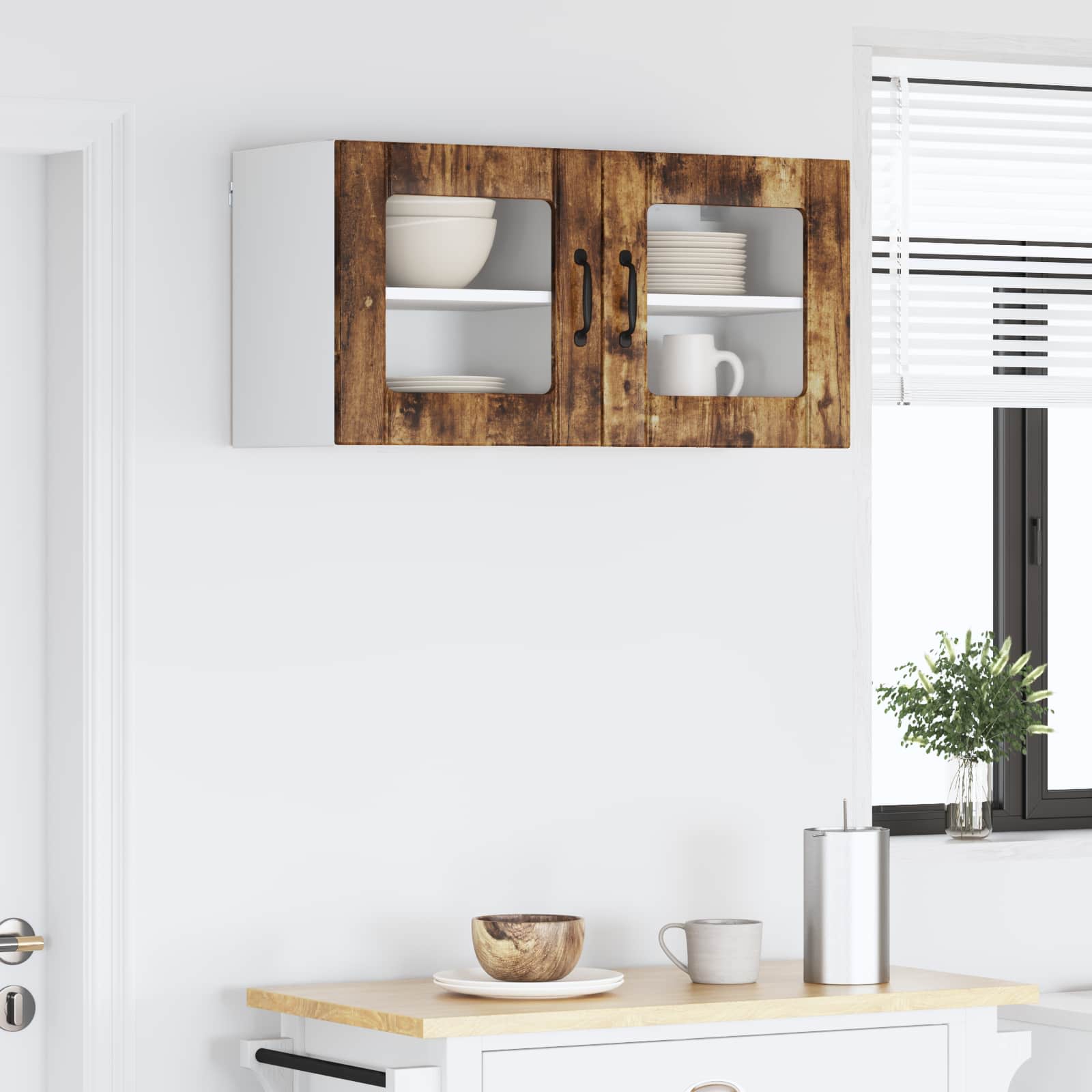 Vaatwasserpaneel Lucca 2 pcs Gerookt eiken 40 x 31 x 40 cm is nu te koop bij PeponiXL, paradijselijk wonen!