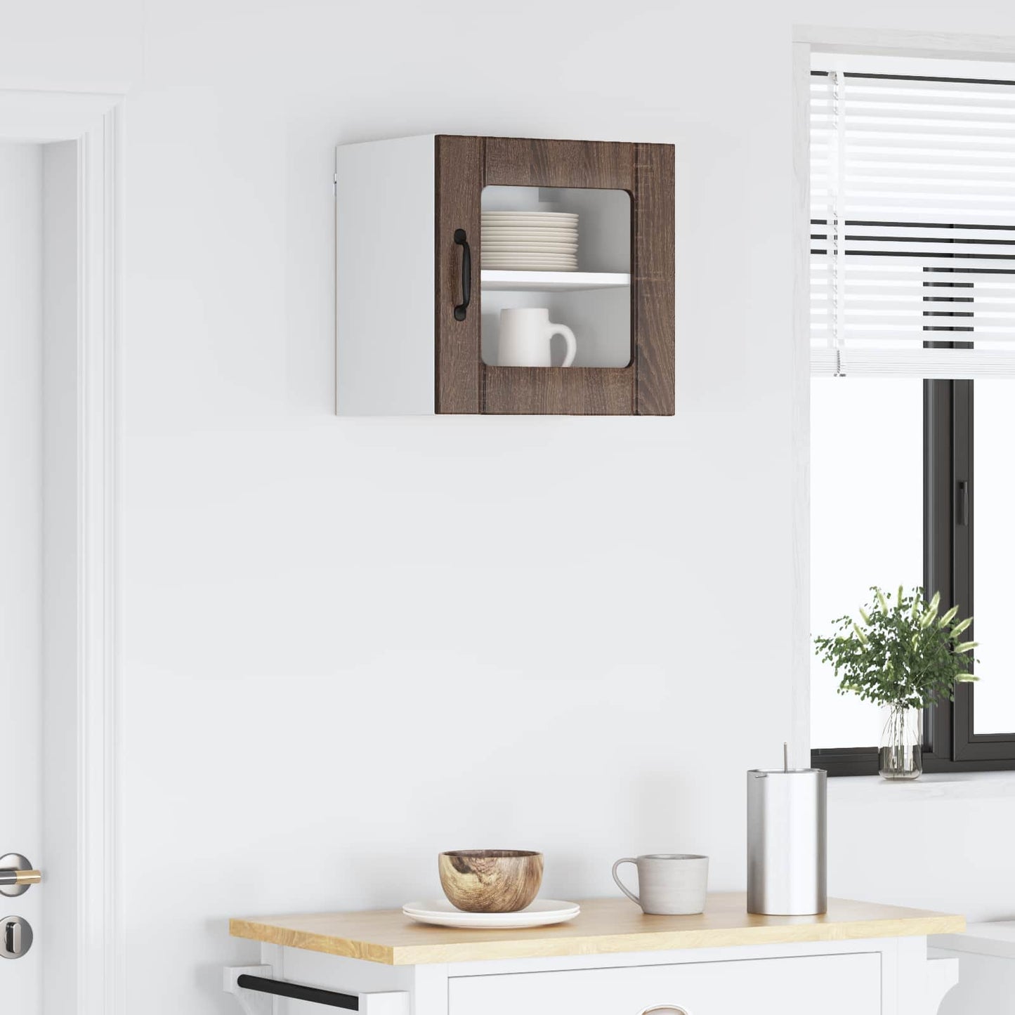 Vaatwasserpaneel Lucca Bruin eiken 40 x 31 x 40 cm Bewerkt hout is nu te koop bij PeponiXL, paradijselijk wonen!