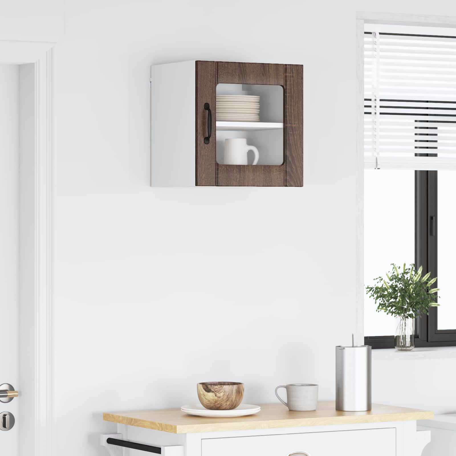 Vaatwasserpaneel Lucca Bruin eiken 40 x 31 x 40 cm Bewerkt hout is nu te koop bij PeponiXL, paradijselijk wonen!