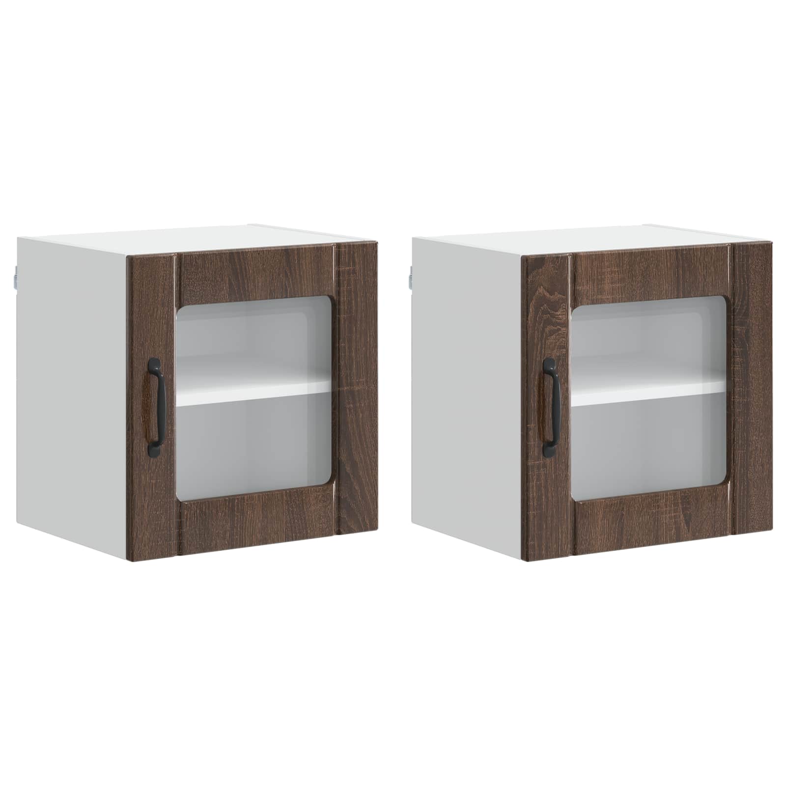 Vaatwasserpaneel Lucca 2 pcs Bruin eiken 40 x 31 x 40 cm is nu te koop bij PeponiXL, paradijselijk wonen!