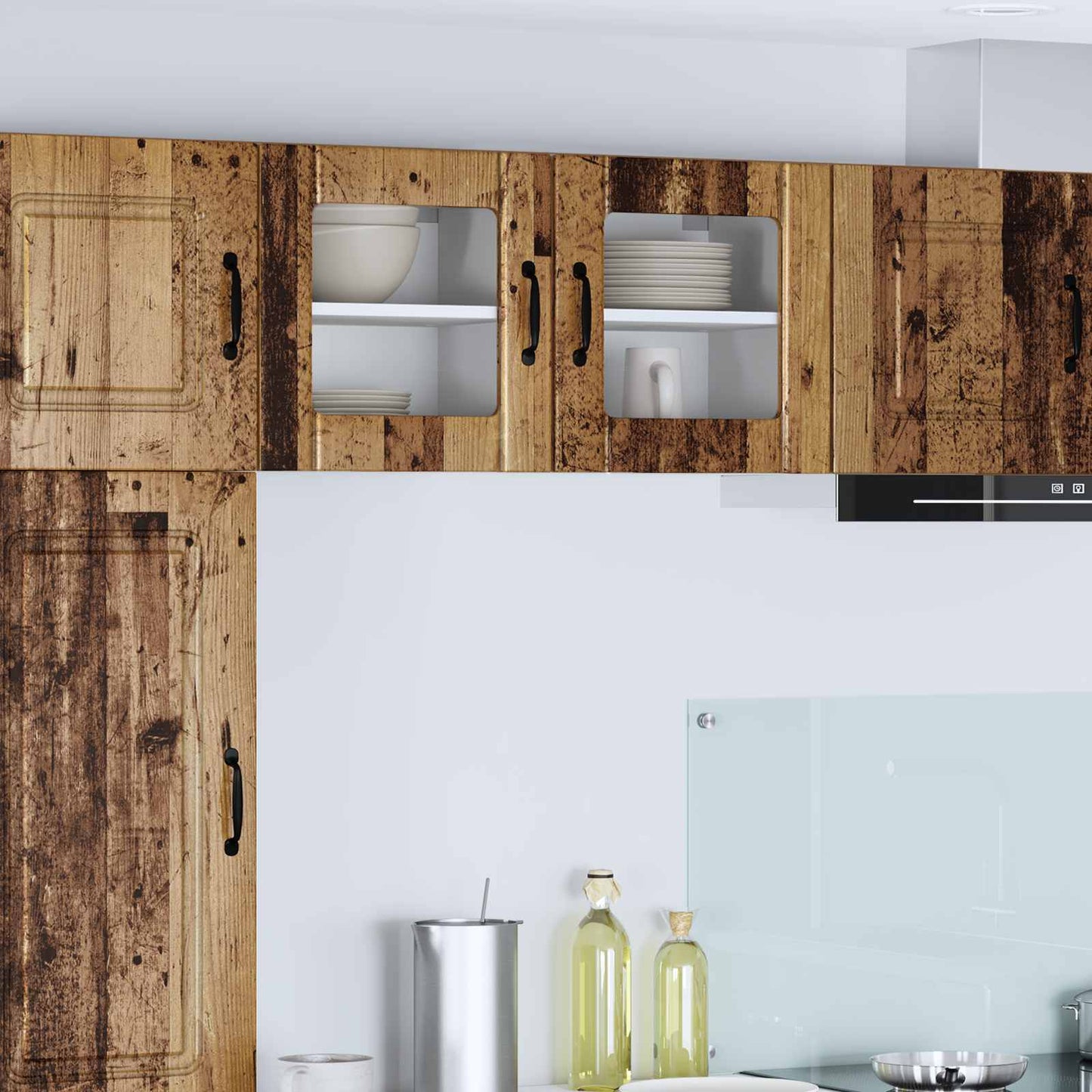 Vaatwasserpaneel Lucca Oud hout 40 x 31 x 40 cm Bewerkt hout is nu te koop bij PeponiXL, paradijselijk wonen!