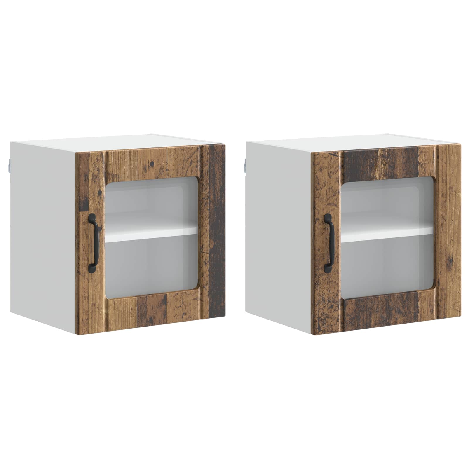 Vaatwasserpaneel Lucca 2 pcs Oud hout 40 x 31 x 40 cm is nu te koop bij PeponiXL, paradijselijk wonen!