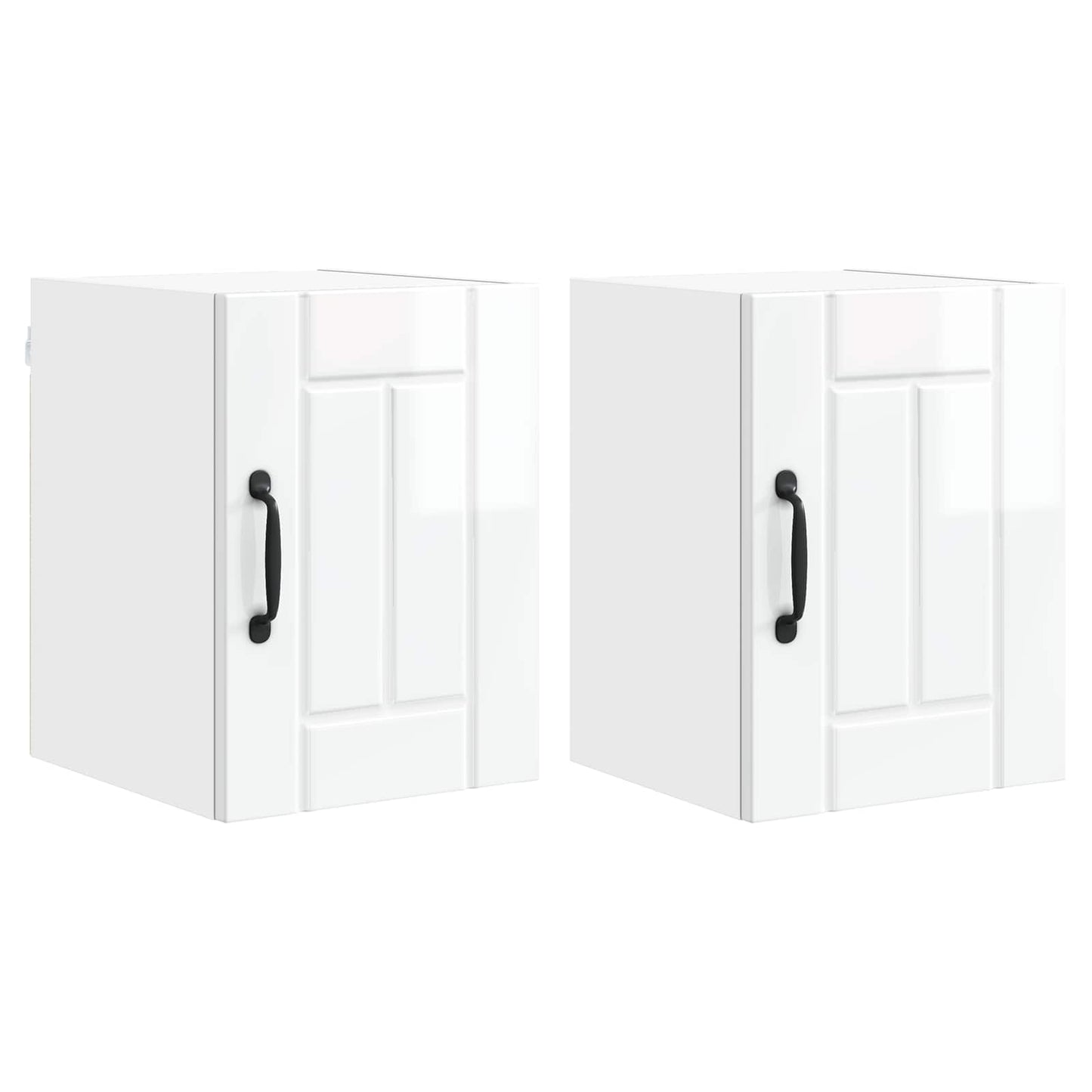 Vaatwasserpaneel Lucca 2 pcs Hoogglans Wit 30 x 31 x 40 cm is nu te koop bij PeponiXL, paradijselijk wonen!