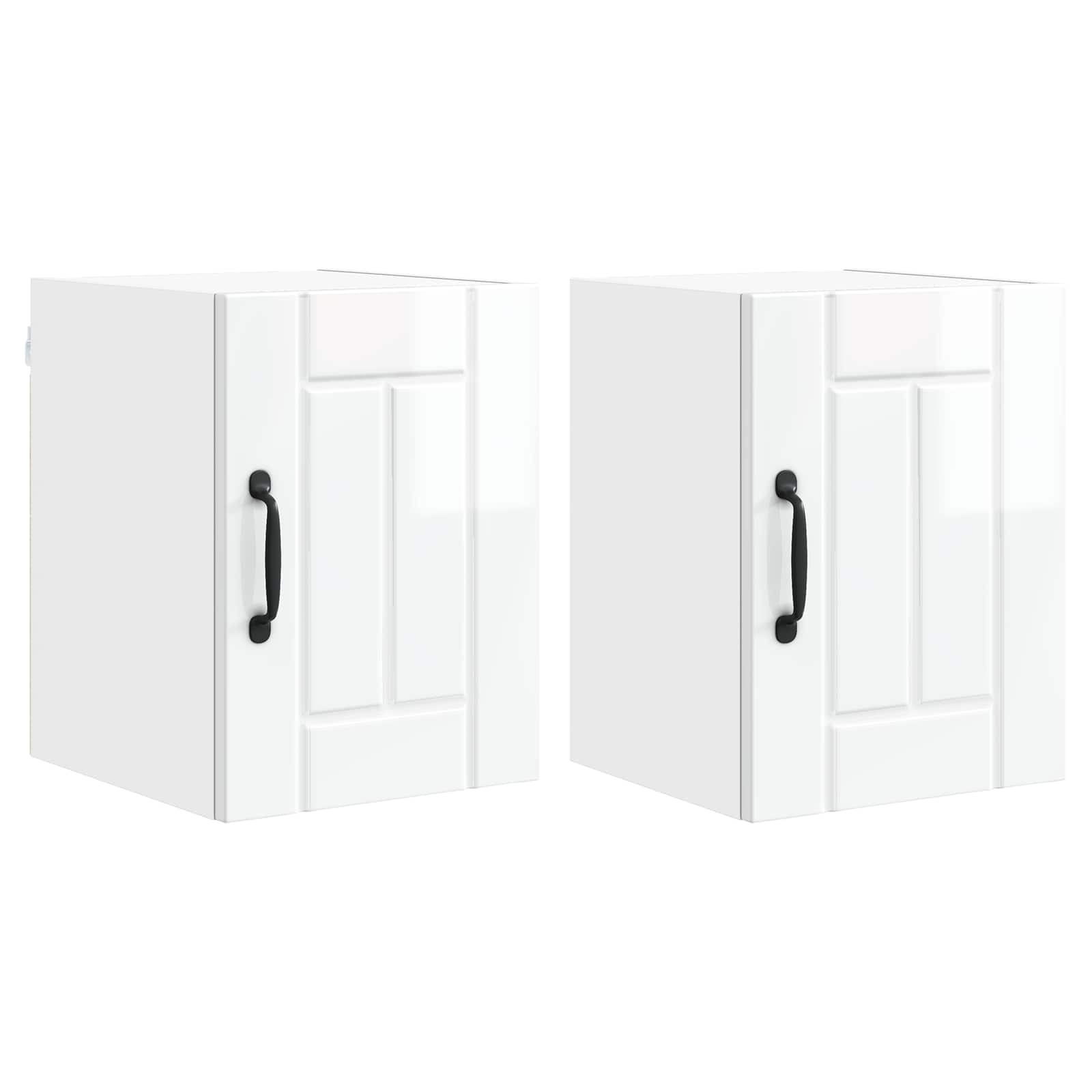 Vaatwasserpaneel Lucca 2 pcs Hoogglans Wit 30 x 31 x 40 cm is nu te koop bij PeponiXL, paradijselijk wonen!