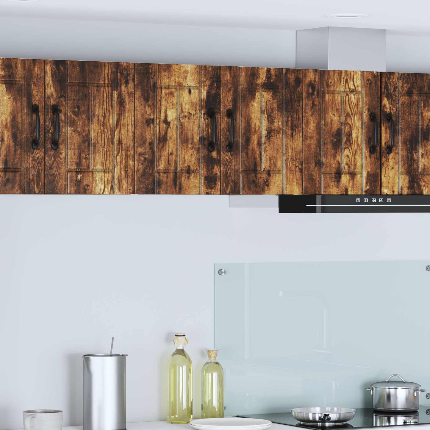 Vaatwasserpaneel Lucca 2 pcs Gerookt eiken 30 x 31 x 40 cm is nu te koop bij PeponiXL, paradijselijk wonen!