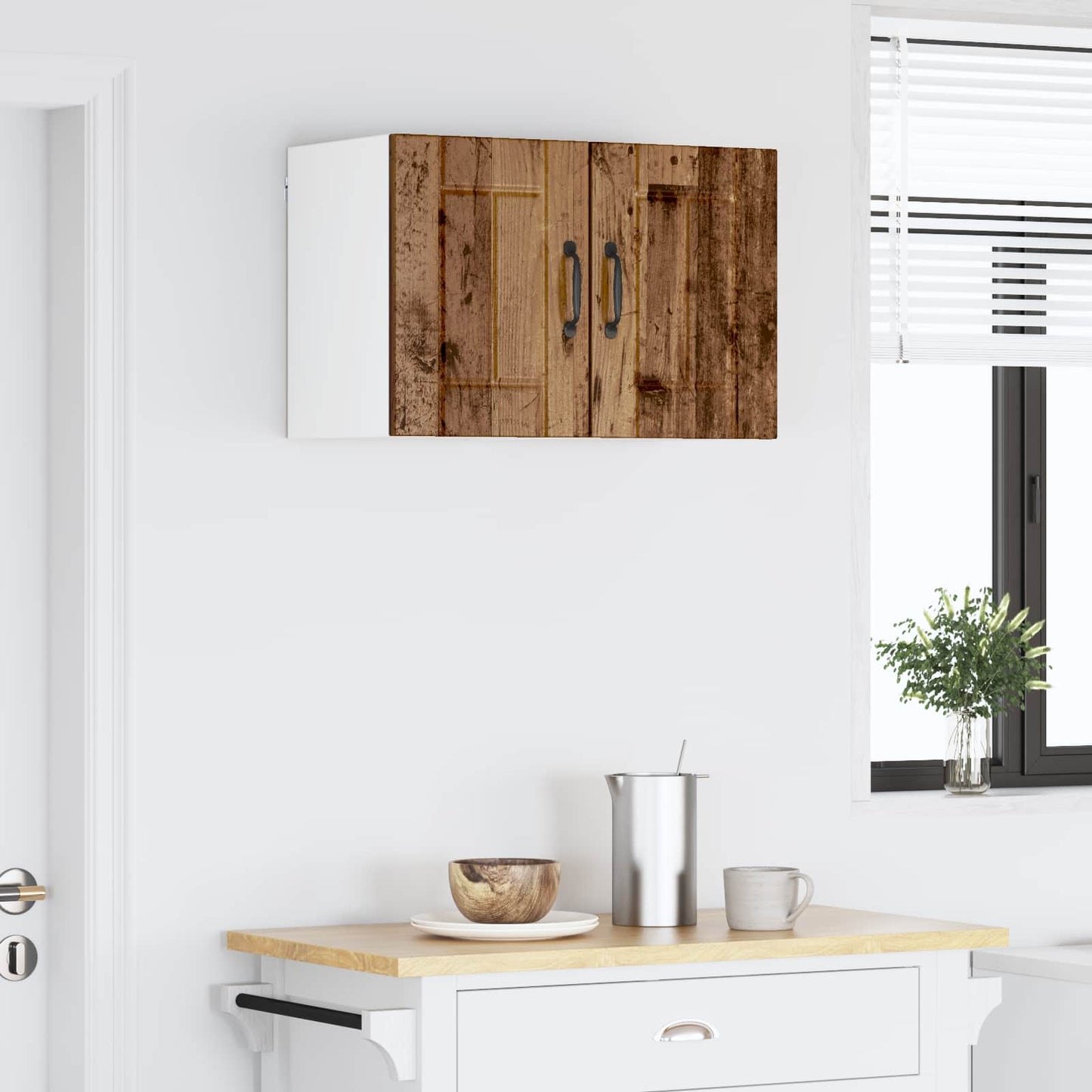 Vaatwasserpaneel Lucca 2 pcs Oud hout 30 x 31 x 40 cm is nu te koop bij PeponiXL, paradijselijk wonen!