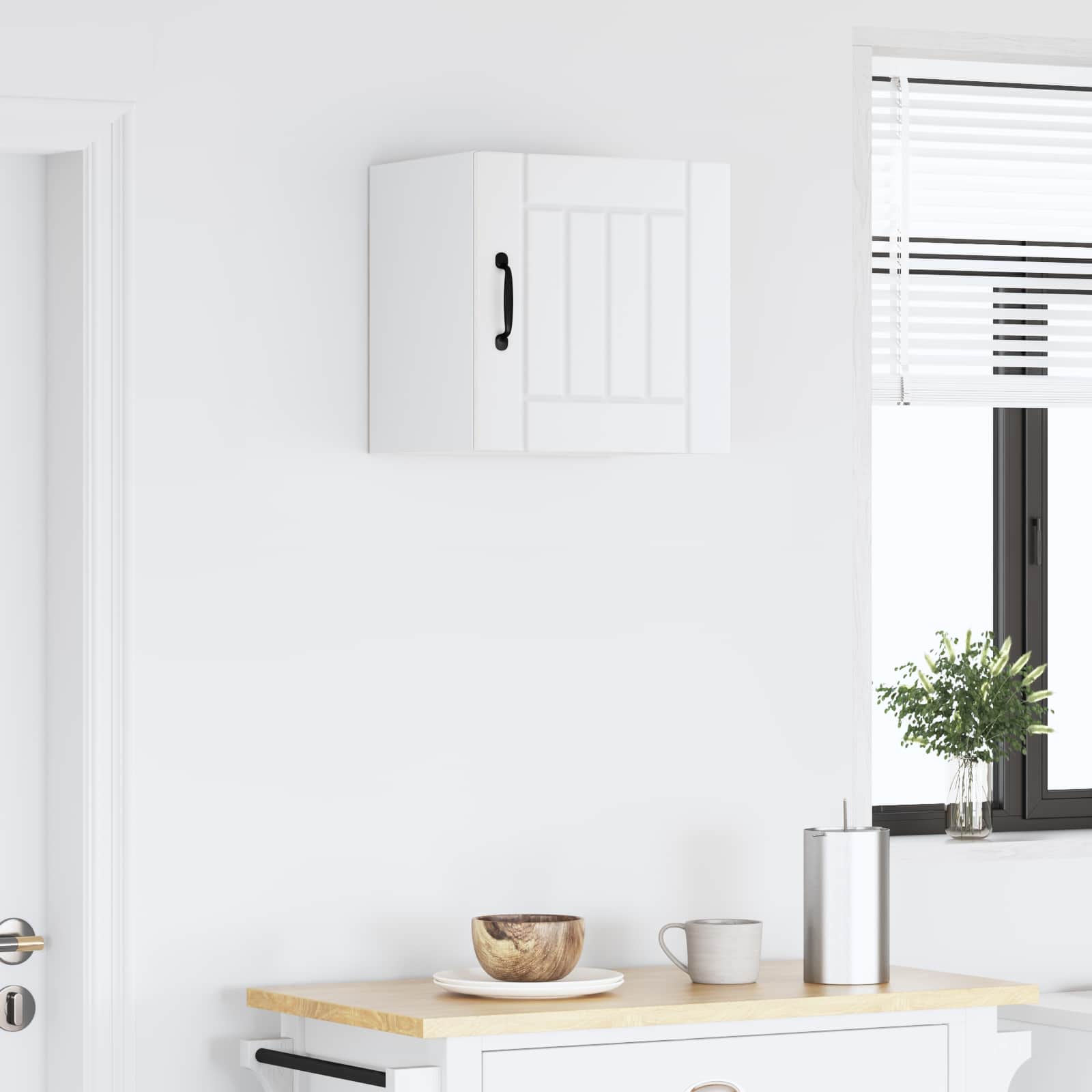 Keukenkast Wit 40 x 31 x 40 cm Bewerkt hout is nu te koop bij PeponiXL, paradijselijk wonen!