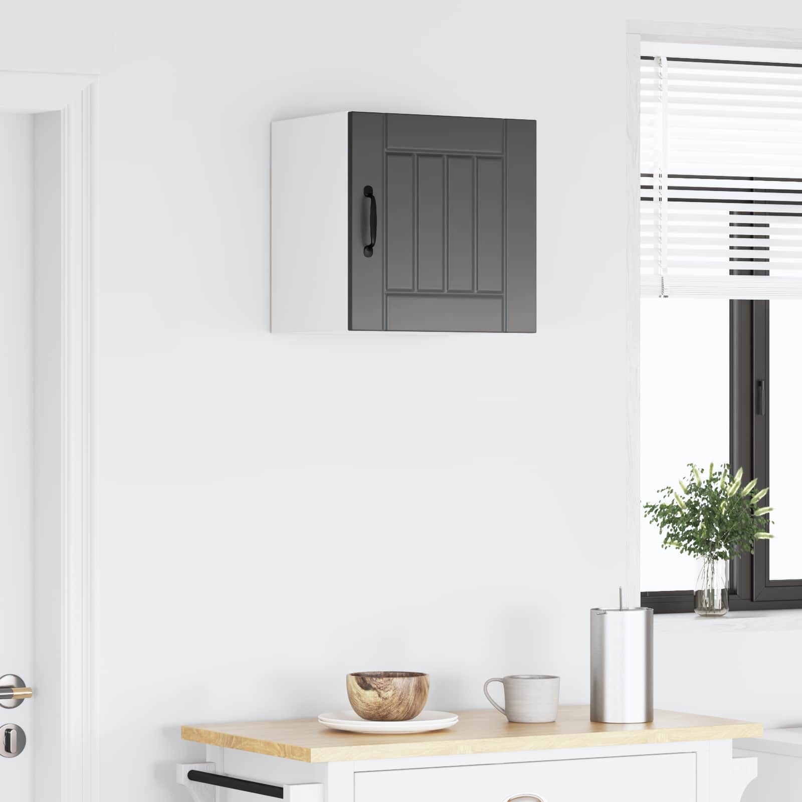 Vaatwasserpaneel Lucca Zwart 40 x 31 x 40 cm Bewerkt hout is nu te koop bij PeponiXL, paradijselijk wonen!