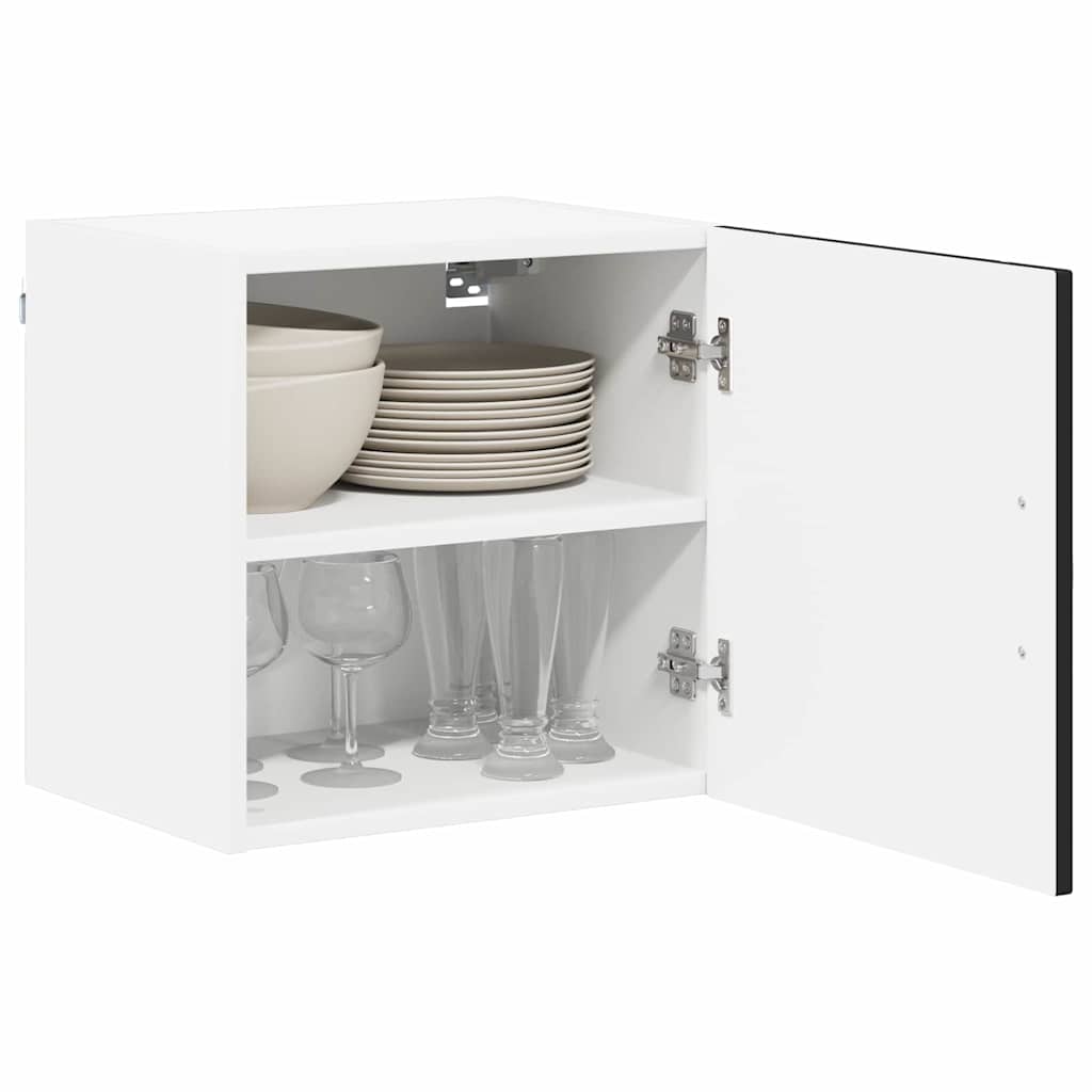 Keukenkast 2 pcs Zwart 40 x 31 x 40 cm Bewerkt hout is nu te koop bij PeponiXL, paradijselijk wonen!