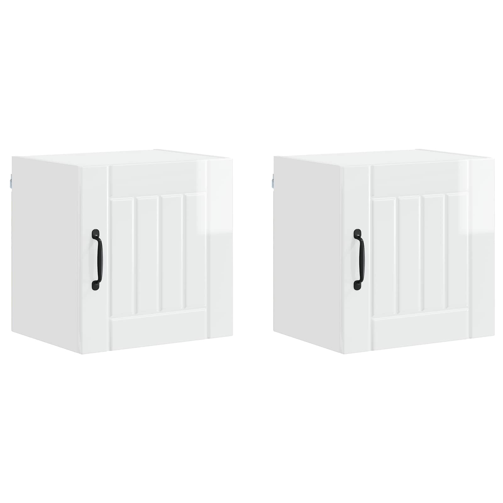 Vaatwasserpaneel Lucca 2 pcs Hoogglans Wit 40 x 31 x 40 cm is nu te koop bij PeponiXL, paradijselijk wonen!