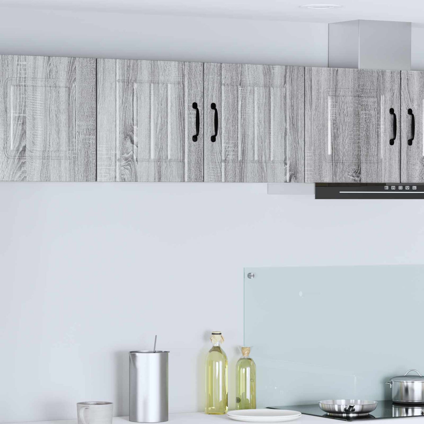 Keukenkast 2 pcs Grijs Sonoma 40 x 31 x 40 cm Bewerkt hout is nu te koop bij PeponiXL, paradijselijk wonen!