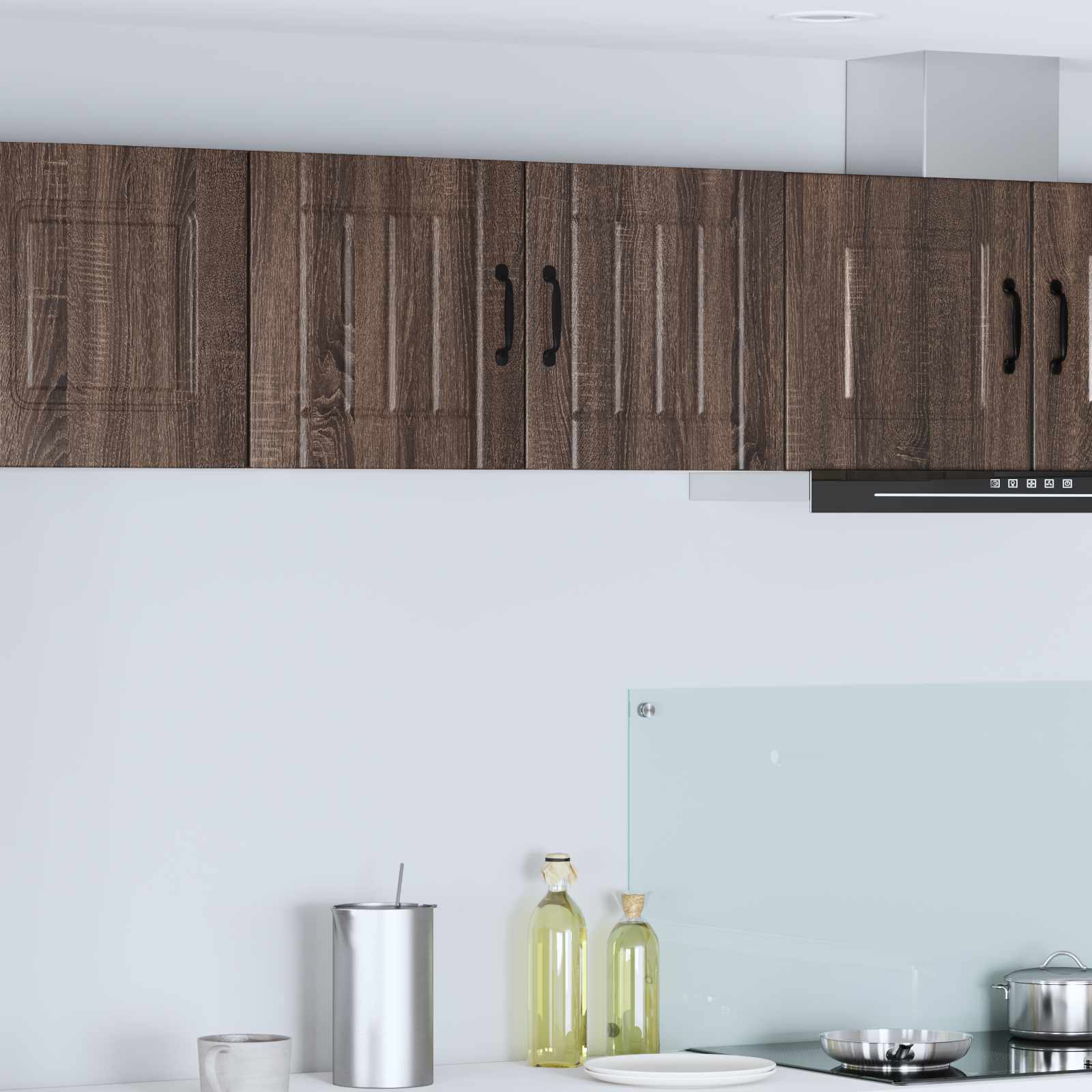Vaatwasserpaneel Lucca Bruin eiken 40 x 31 x 40 cm Bewerkt hout is nu te koop bij PeponiXL, paradijselijk wonen!