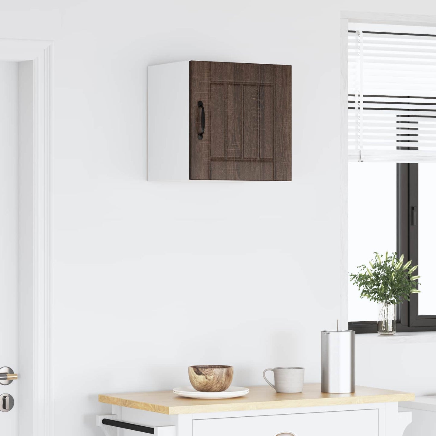 Vaatwasserpaneel Lucca Bruin eiken 40 x 31 x 40 cm Bewerkt hout is nu te koop bij PeponiXL, paradijselijk wonen!
