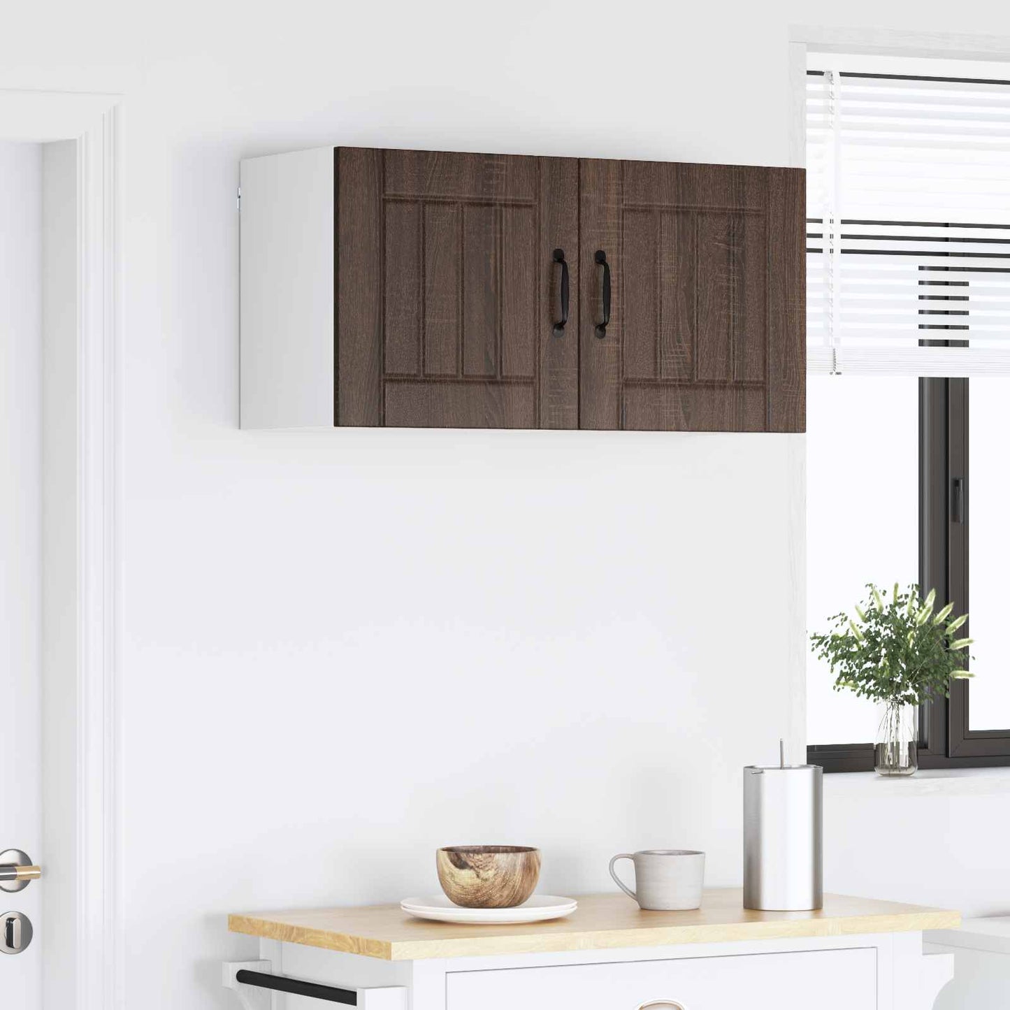 Vaatwasserpaneel Lucca 2 pcs Bruin eiken 40 x 31 x 40 cm is nu te koop bij PeponiXL, paradijselijk wonen!