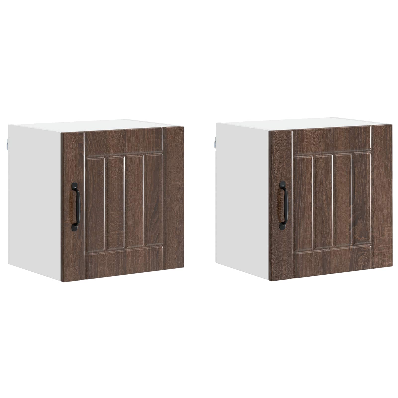 Vaatwasserpaneel Lucca 2 pcs Bruin eiken 40 x 31 x 40 cm is nu te koop bij PeponiXL, paradijselijk wonen!
