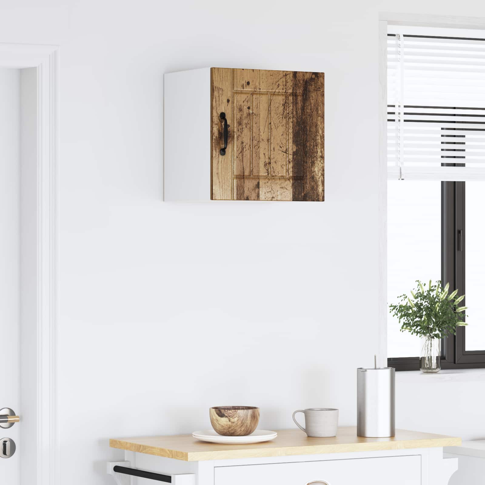 Keukenkast Oudhout 40 x 31 x 40 cm Bewerkt hout is nu te koop bij PeponiXL, paradijselijk wonen!