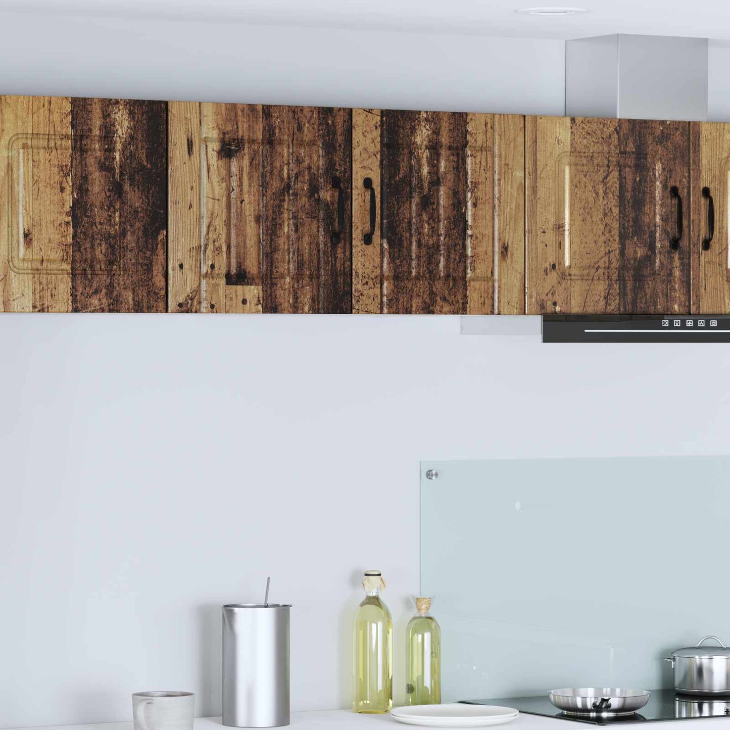 Vaatwasserpaneel Lucca 2 pcs Oud hout 40 x 31 x 40 cm is nu te koop bij PeponiXL, paradijselijk wonen!