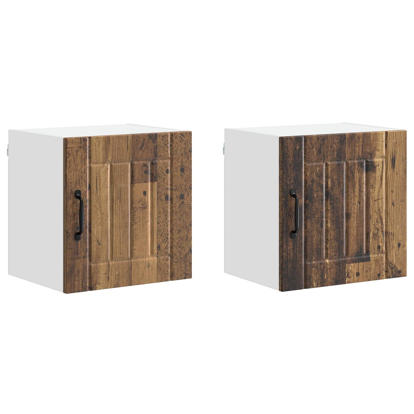 Vaatwasserpaneel Lucca 2 pcs Oud hout 40 x 31 x 40 cm is nu te koop bij PeponiXL, paradijselijk wonen!