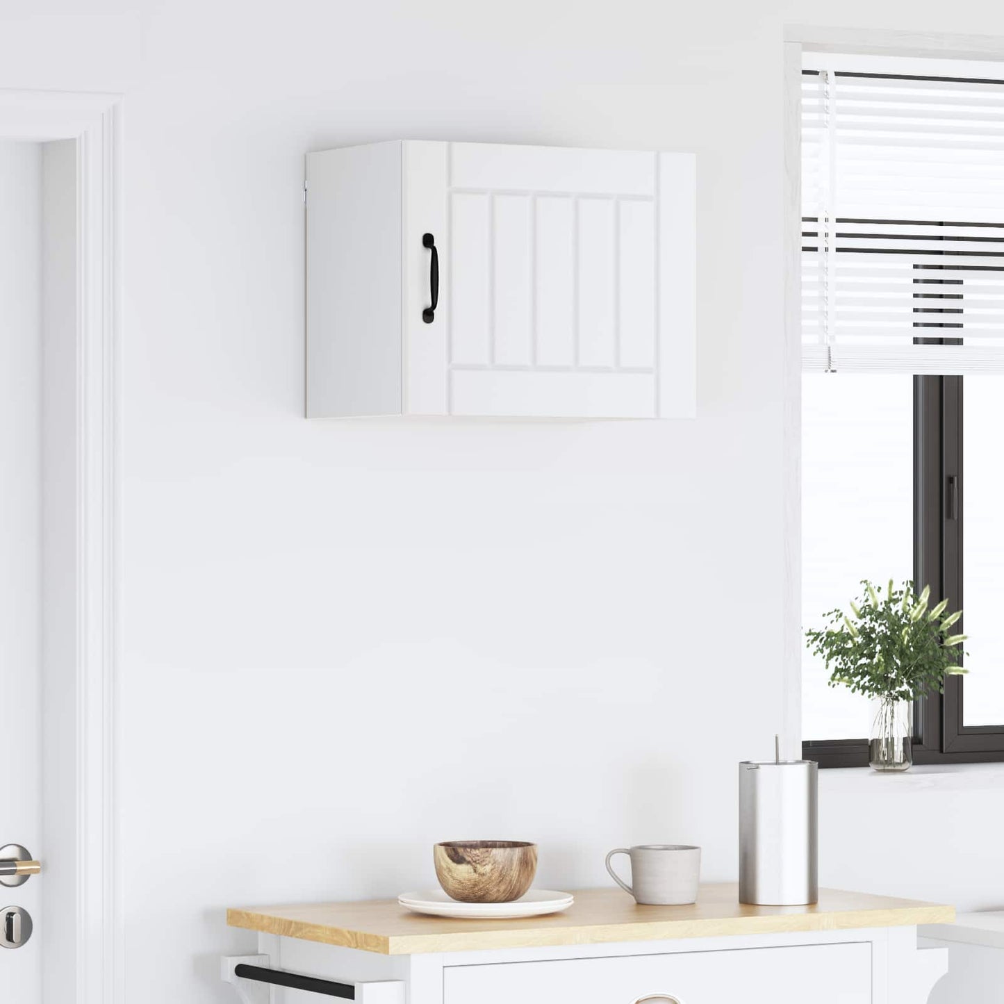Vaatwasserpaneel Lucca Wit 50 x 31 x 40 cm Bewerkt hout is nu te koop bij PeponiXL, paradijselijk wonen!