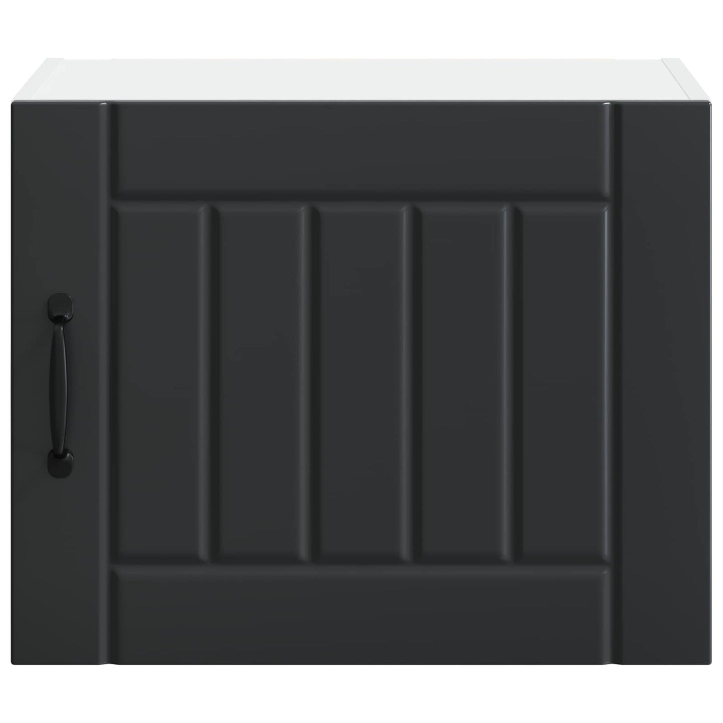 Keukenkast 2 pcs Zwart 50 x 31 x 40 cm Bewerkt hout is nu te koop bij PeponiXL, paradijselijk wonen!