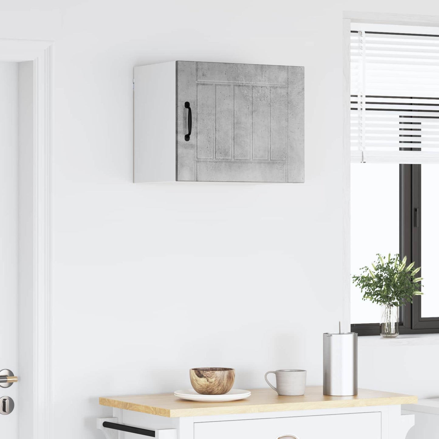 Vaatwasserpaneel Lucca Betongrijs 50 x 31 x 40 cm Bewerkt hout is nu te koop bij PeponiXL, paradijselijk wonen!