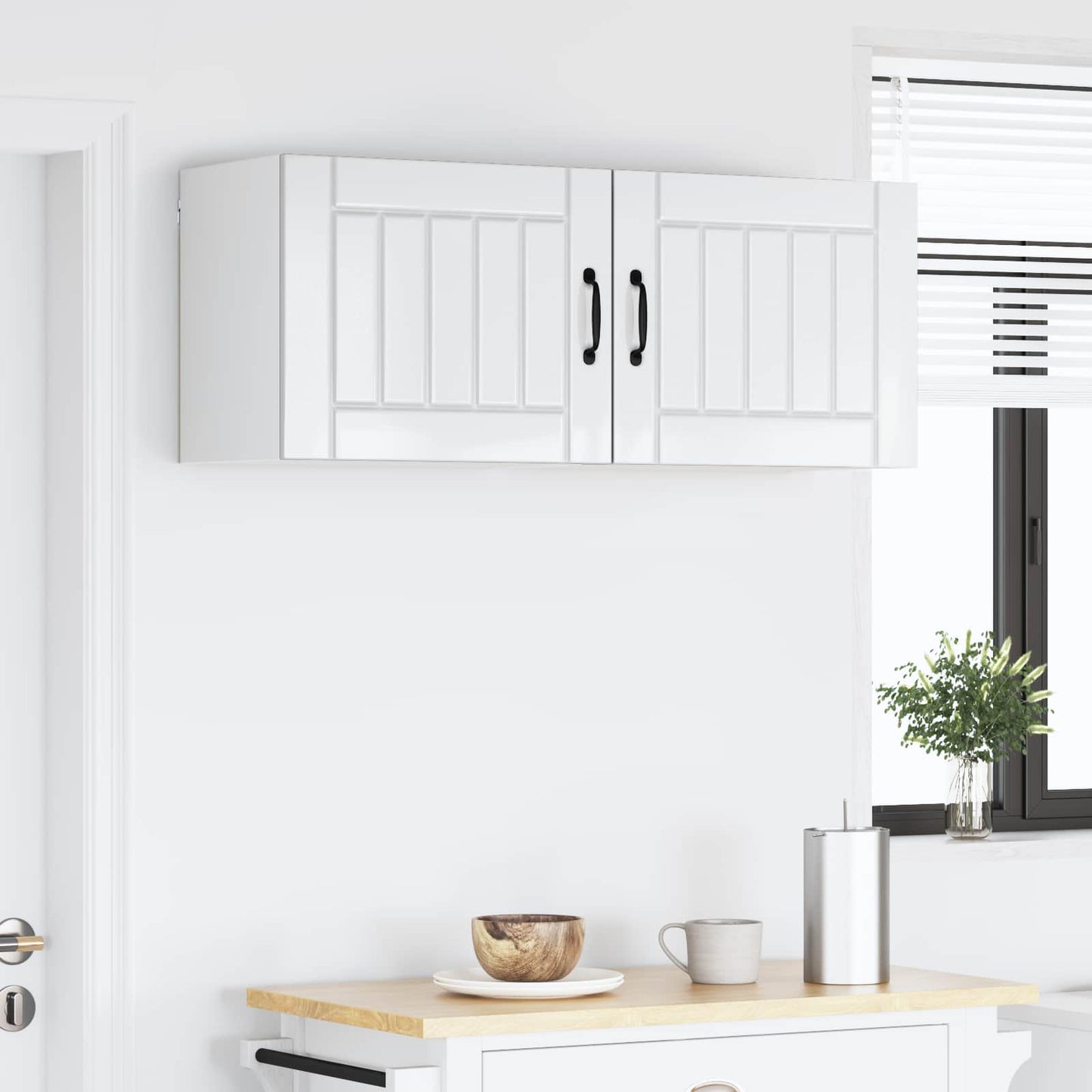Vaatwasserpaneel Lucca 2 pcs Hoogglans Wit 50 x 31 x 40 cm is nu te koop bij PeponiXL, paradijselijk wonen!
