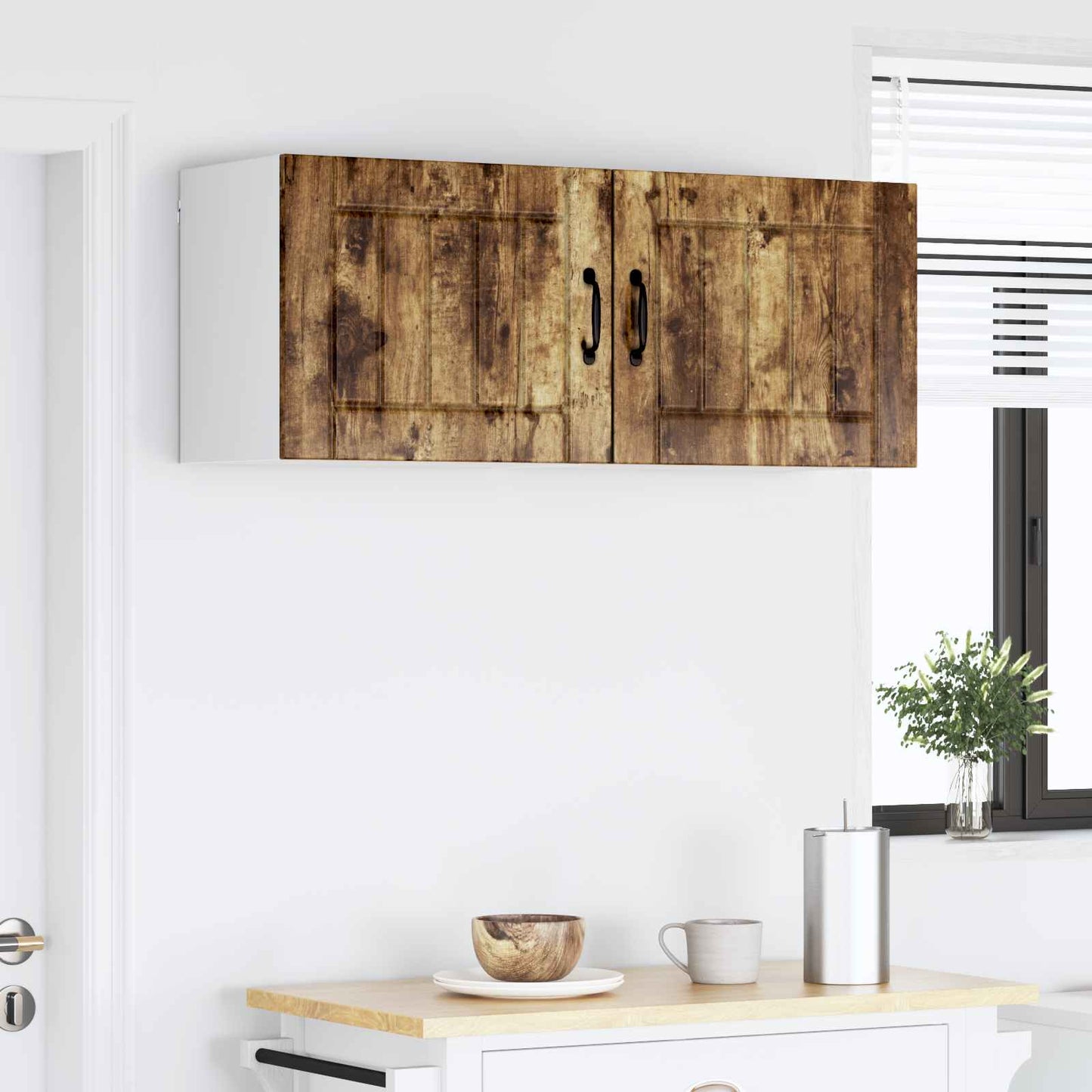 Vaatwasserpaneel Lucca 2 pcs Gerookt eiken 50 x 31 x 40 cm is nu te koop bij PeponiXL, paradijselijk wonen!