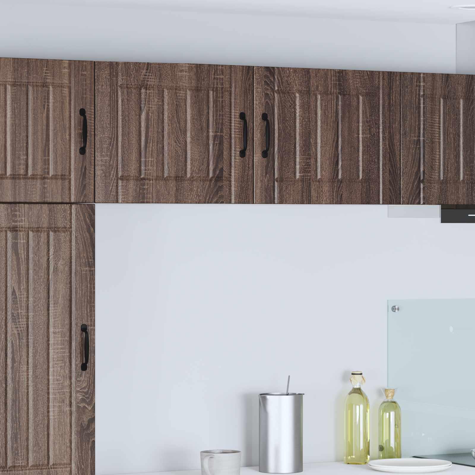 Vaatwasserpaneel Lucca Bruin eiken 50 x 31 x 40 cm Bewerkt hout is nu te koop bij PeponiXL, paradijselijk wonen!