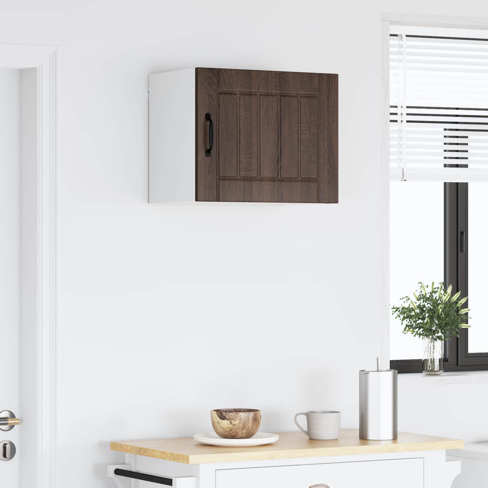 Vaatwasserpaneel Lucca Bruin eiken 50 x 31 x 40 cm Bewerkt hout is nu te koop bij PeponiXL, paradijselijk wonen!