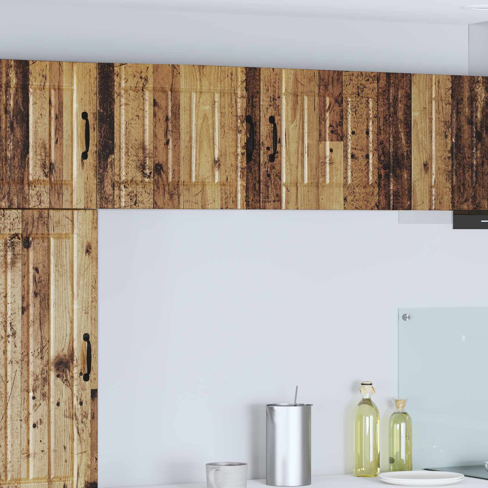 Vaatwasserpaneel Lucca Oud hout 50 x 31 x 40 cm Bewerkt hout is nu te koop bij PeponiXL, paradijselijk wonen!