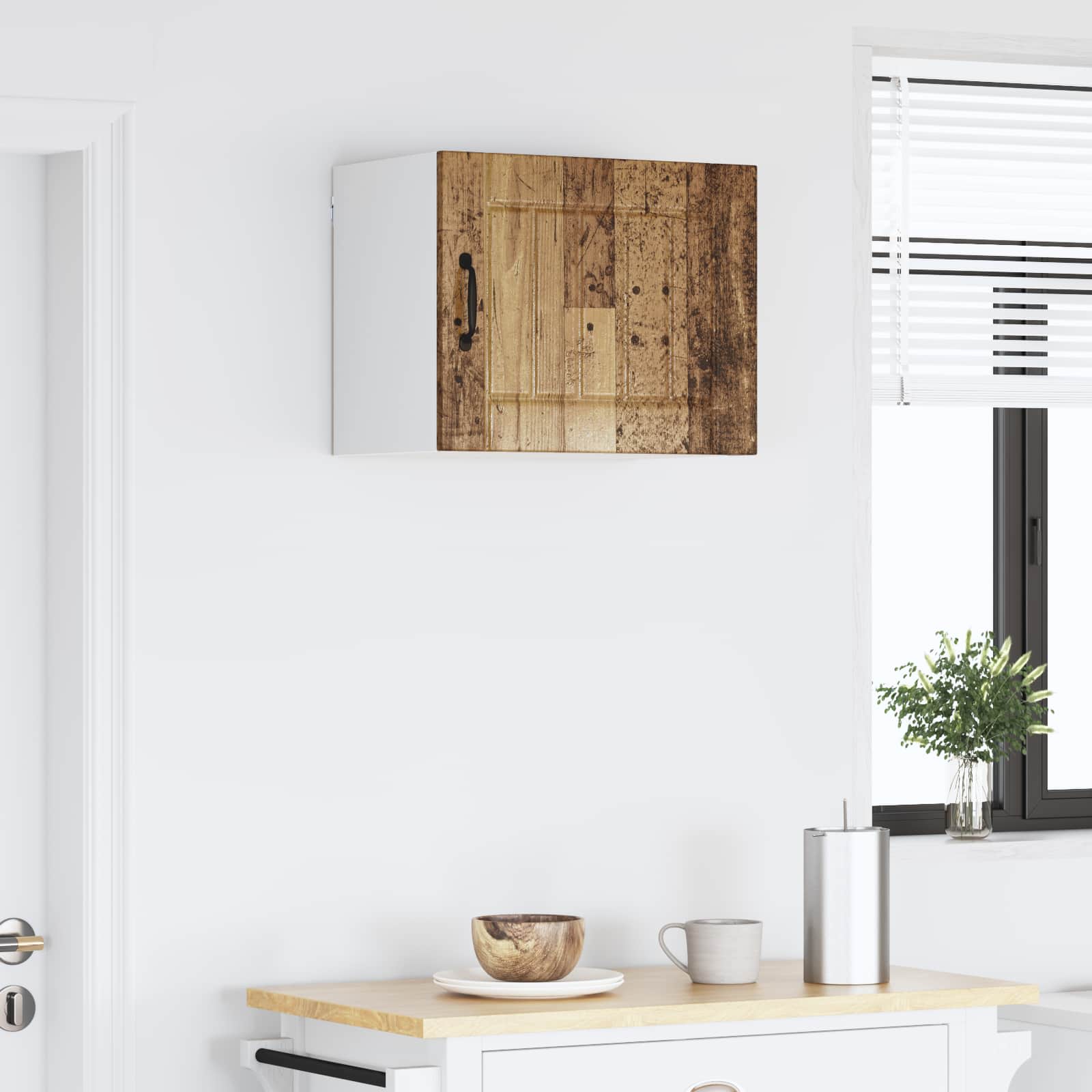 Vaatwasserpaneel Lucca Oud hout 50 x 31 x 40 cm Bewerkt hout is nu te koop bij PeponiXL, paradijselijk wonen!