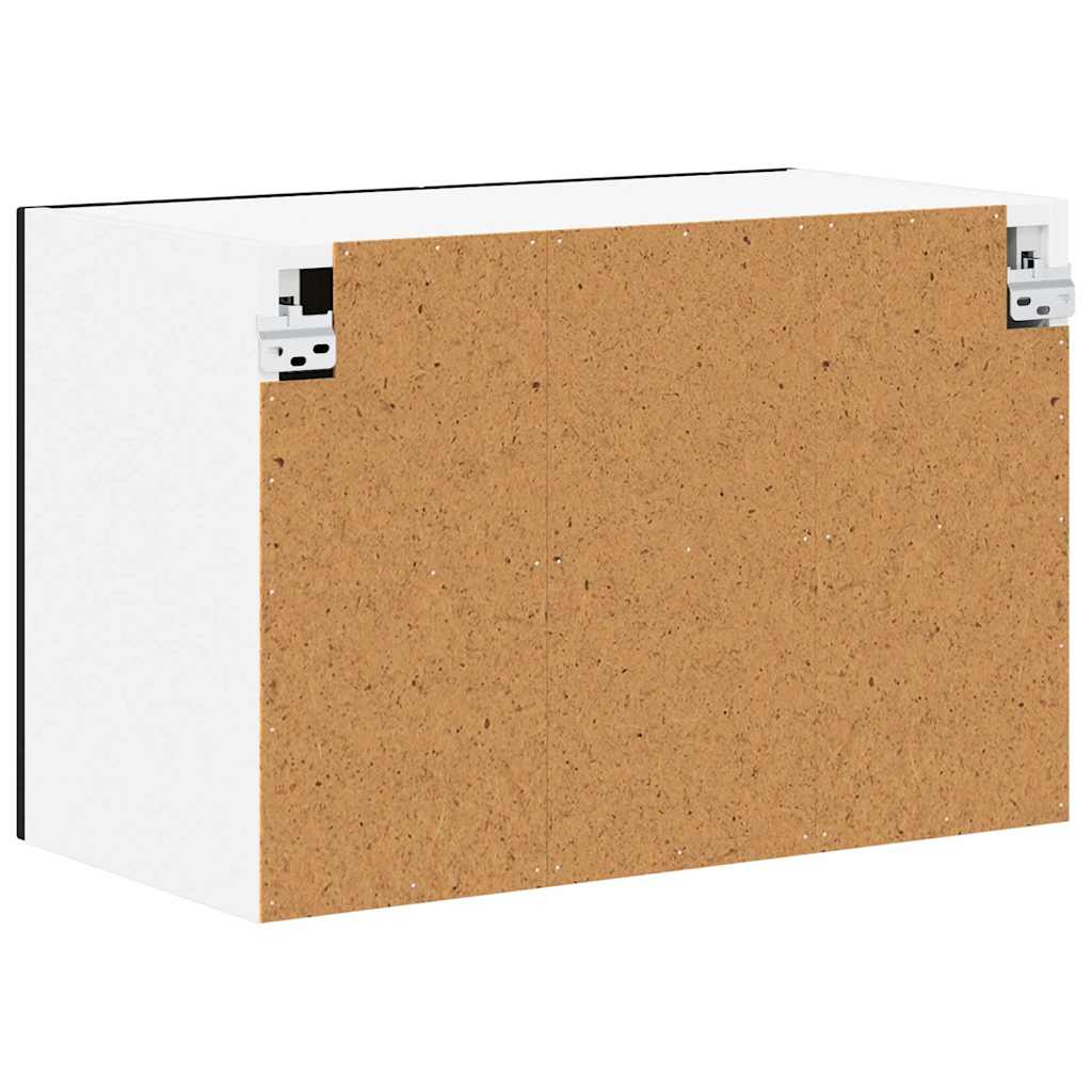 Keukenkast aan de muur Lucca Zwart 60 x 31 x 40 cm Bewerkt hout is nu te koop bij PeponiXL, paradijselijk wonen!