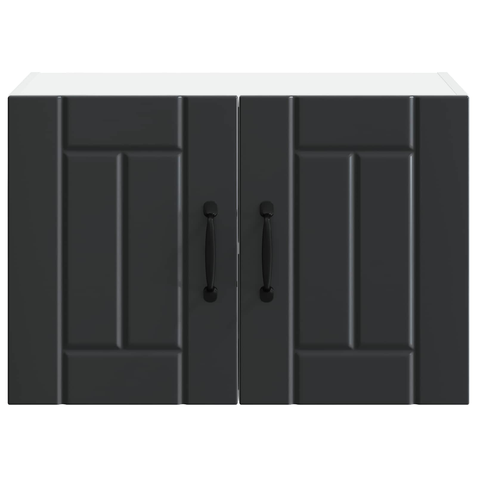 Keukenkast aan de muur Lucca Zwart 60 x 31 x 40 cm Bewerkt hout is nu te koop bij PeponiXL, paradijselijk wonen!