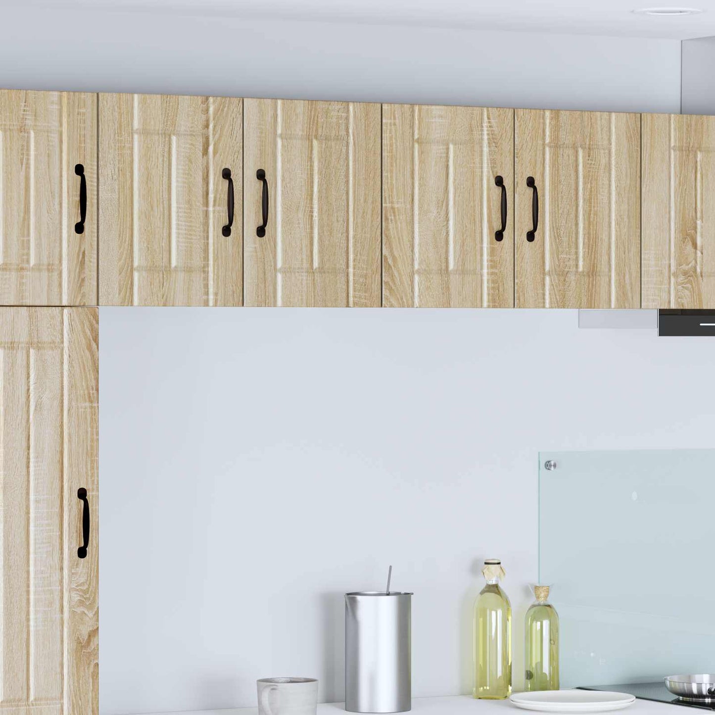 Keukenwandkasten Lucca 2 pcs Sonoma Eiken 60 x 31 x 40 cm is nu te koop bij PeponiXL, paradijselijk wonen!