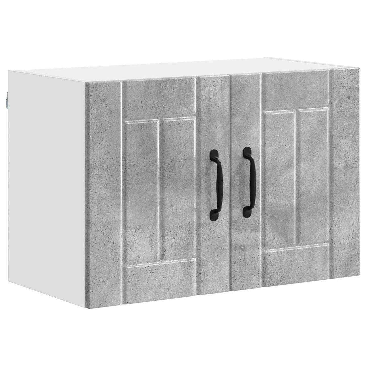 Keukenwandkasten 2 pcs Beton Grijs 60 x 31 x 40 cm Bewerkt hout is nu te koop bij PeponiXL, paradijselijk wonen!