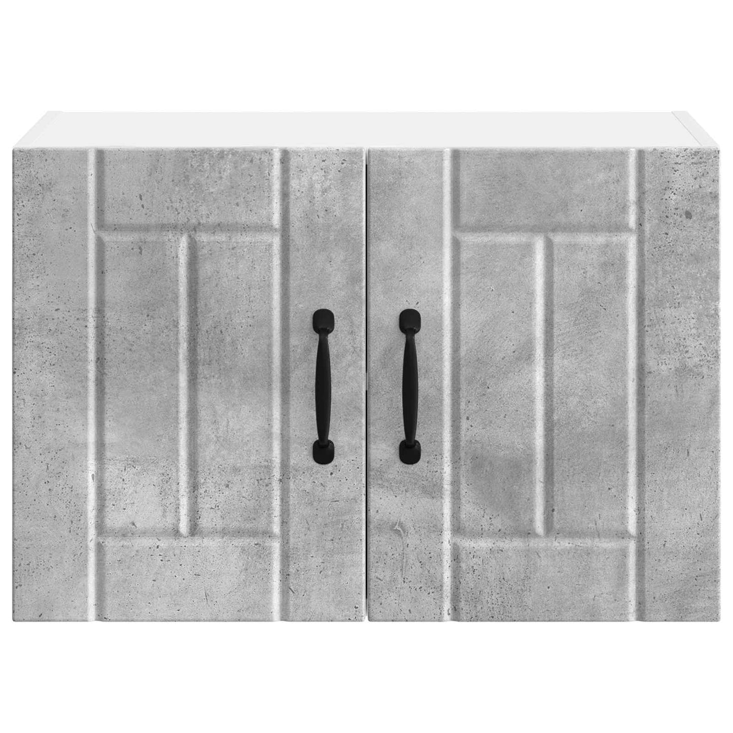 Keukenwandkasten 2 pcs Beton Grijs 60 x 31 x 40 cm Bewerkt hout is nu te koop bij PeponiXL, paradijselijk wonen!