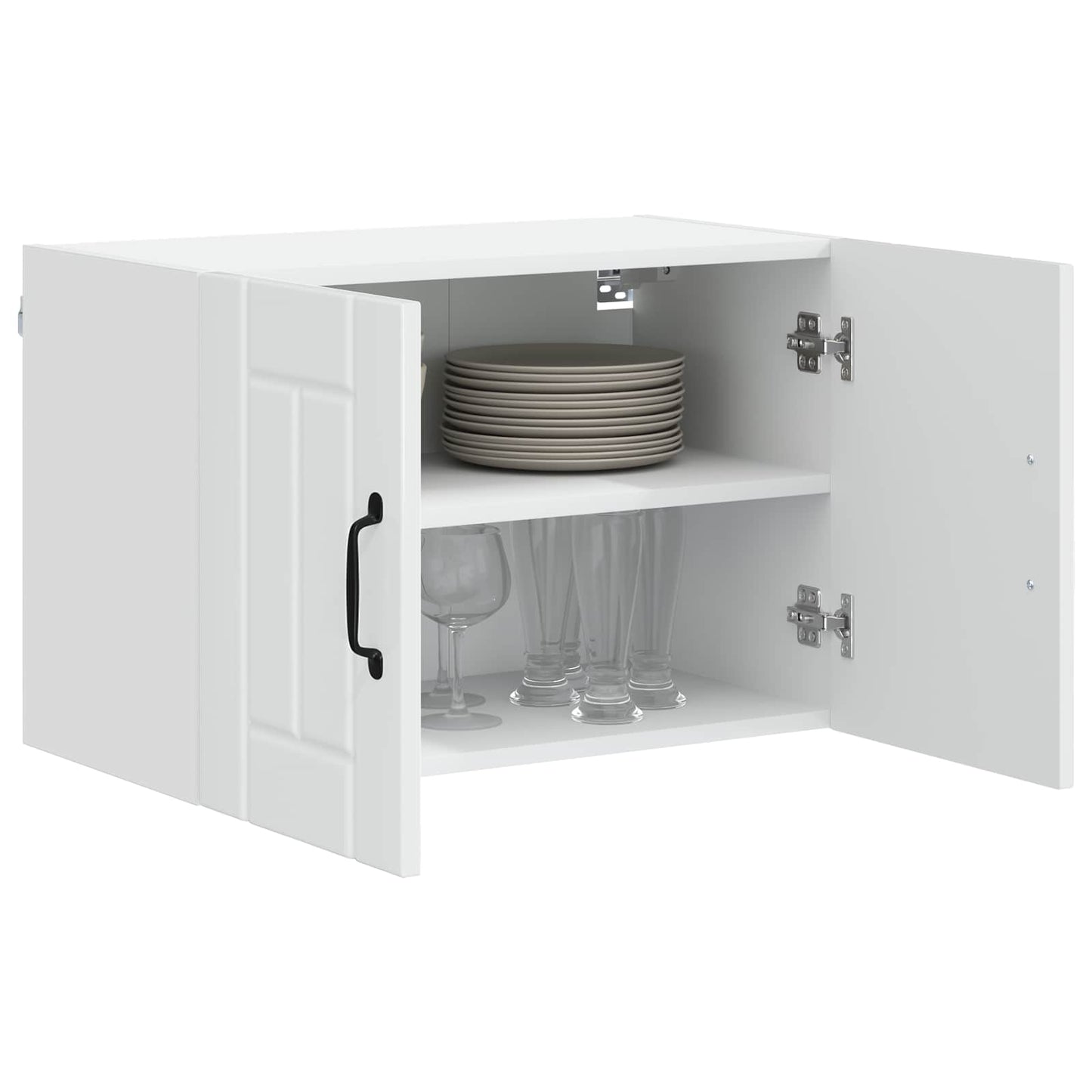Keukenkast aan de muur Lucca Hoogglans Wit 60 x 31 x 40 cm is nu te koop bij PeponiXL, paradijselijk wonen!