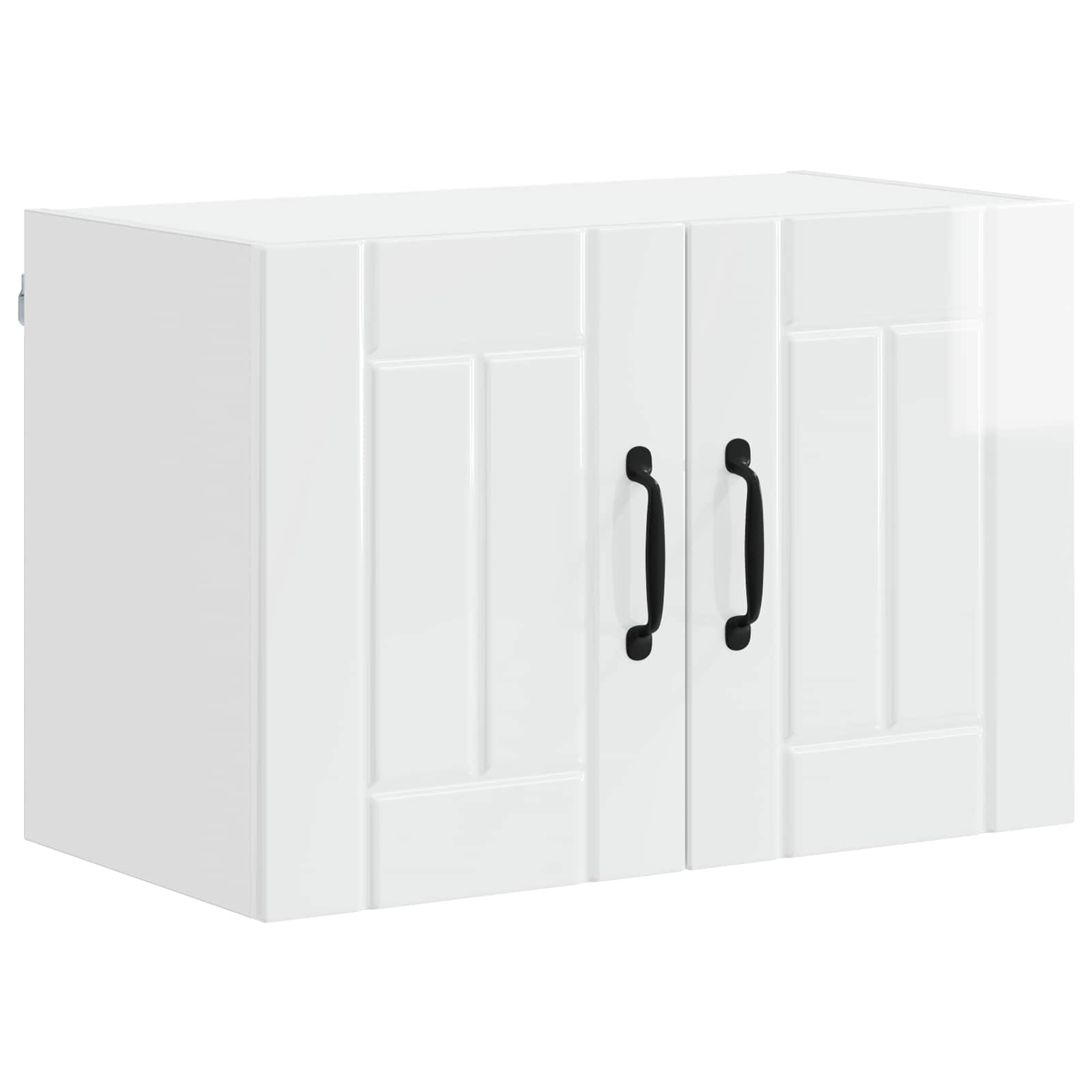 Keukenwandkasten Lucca 2 pcs Hoogglans Wit 60 x 31 x 40 cm is nu te koop bij PeponiXL, paradijselijk wonen!
