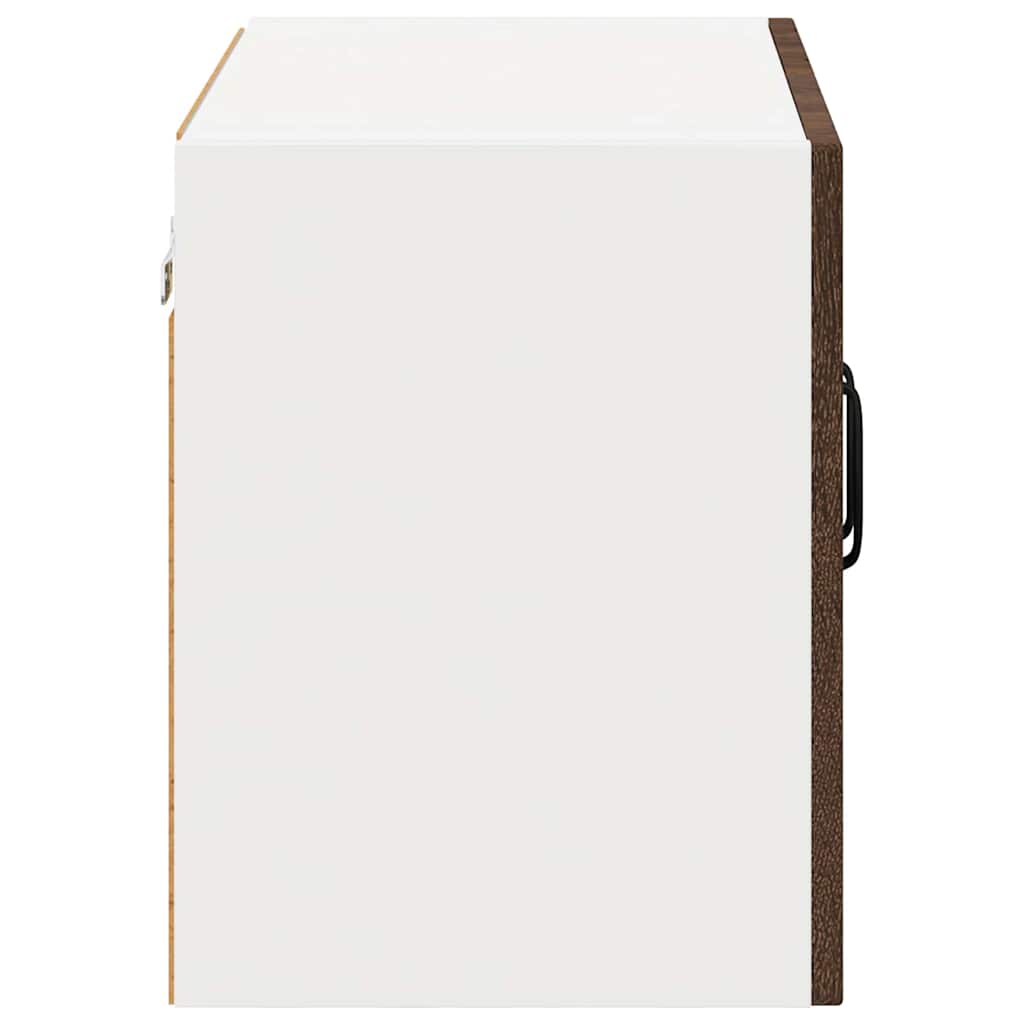 Keukenwandkasten 2 pcs Bruin Eiken 60 x 31 x 40 cm Bewerkt hout is nu te koop bij PeponiXL, paradijselijk wonen!