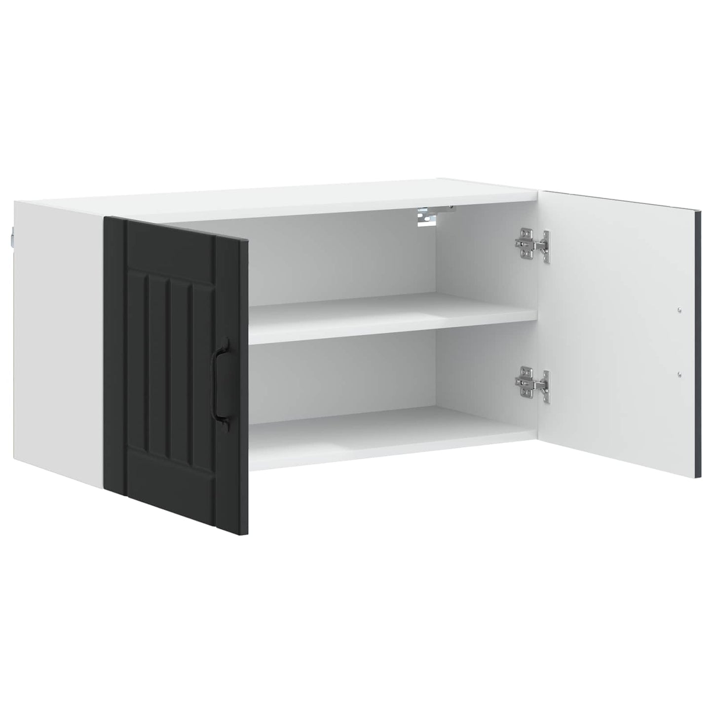 Vaatwasserpaneel Lucca Zwart 80 x 31 x 40 cm Bewerkt hout is nu te koop bij PeponiXL, paradijselijk wonen!