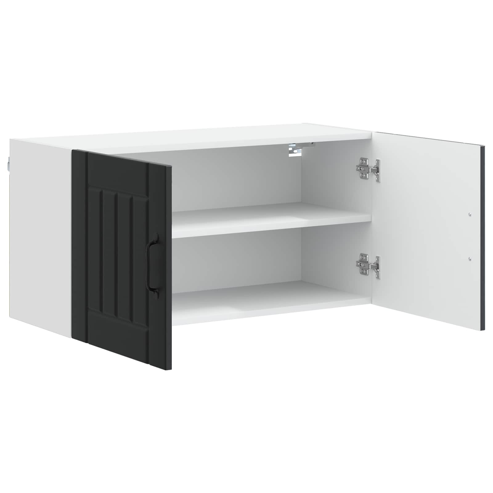 Vaatwasserpaneel Lucca Zwart 80 x 31 x 40 cm Bewerkt hout is nu te koop bij PeponiXL, paradijselijk wonen!