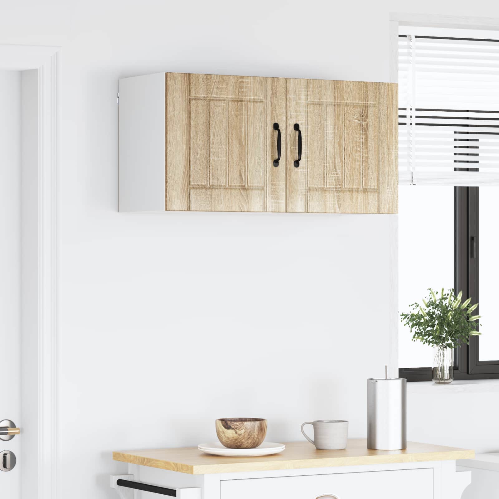 Keukenkast Sonoma Eiken 80 x 31 x 40 cm Bewerkt hout is nu te koop bij PeponiXL, paradijselijk wonen!