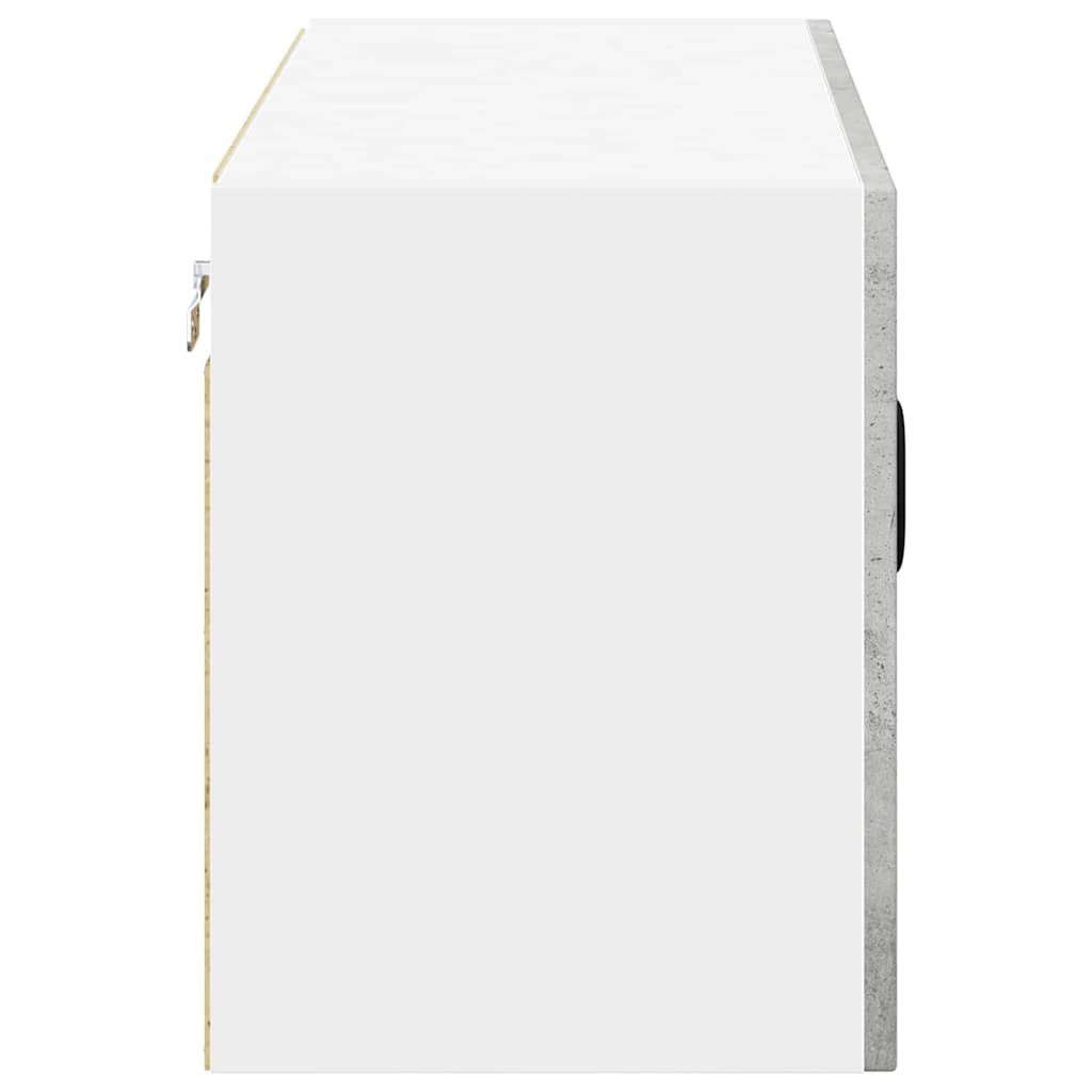 Keukenkast Beton Grijs 80 x 31 x 40 cm Bewerkt hout is nu te koop bij PeponiXL, paradijselijk wonen!