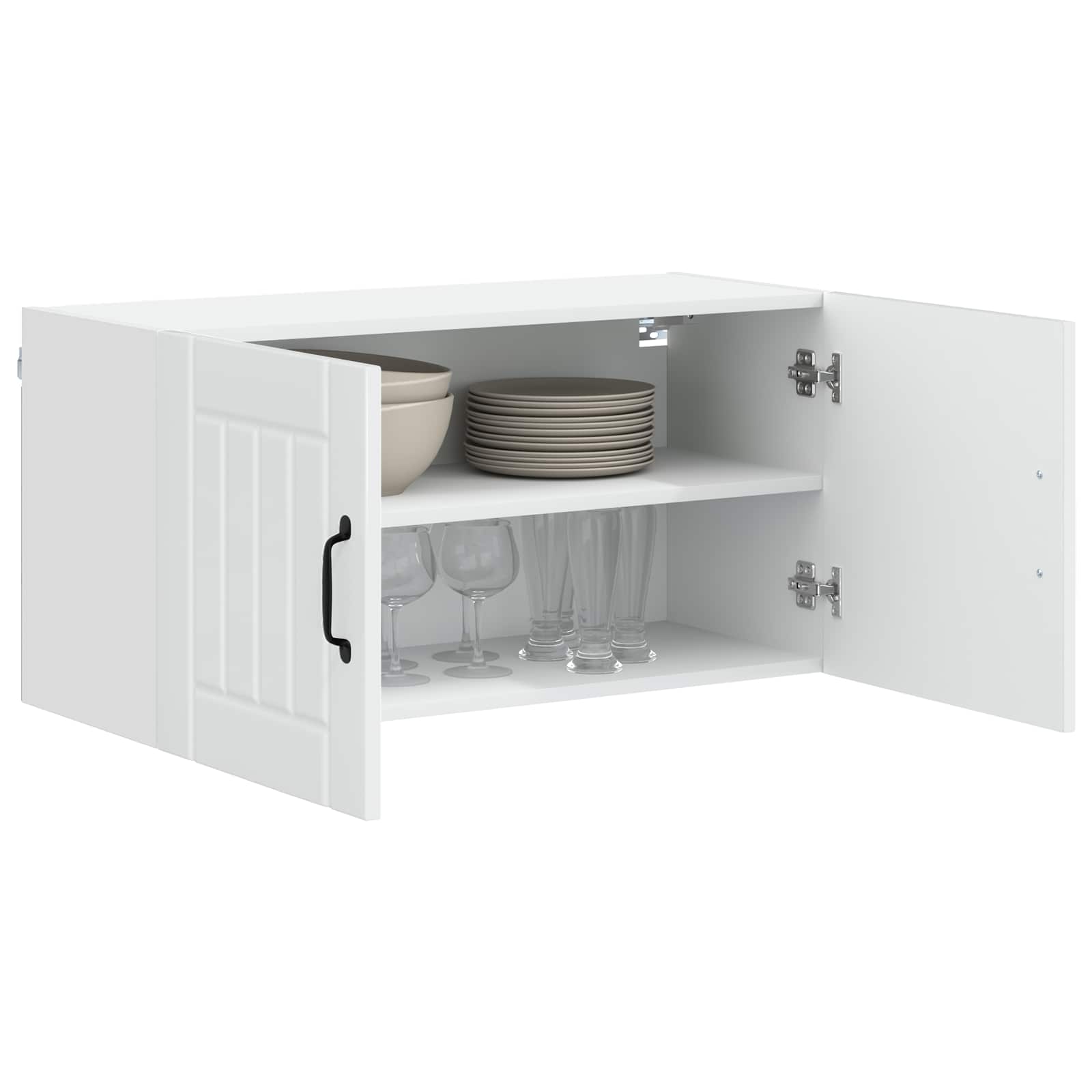 Vaatwasserpaneel Lucca Hoogglans Wit 80 x 31 x 40 cm is nu te koop bij PeponiXL, paradijselijk wonen!