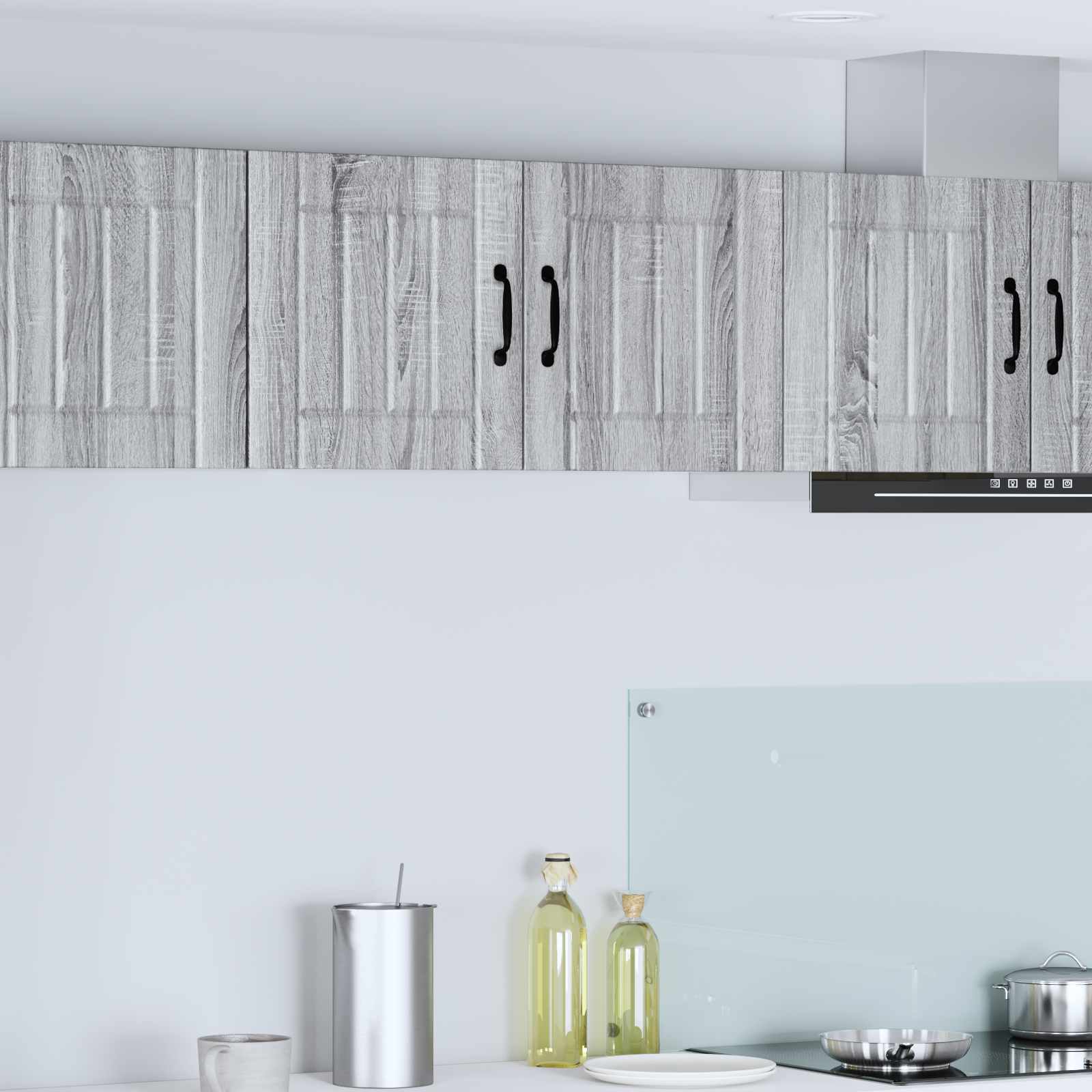 Keukenkast Grijs Sonoma 80 x 31 x 40 cm Bewerkt hout is nu te koop bij PeponiXL, paradijselijk wonen!