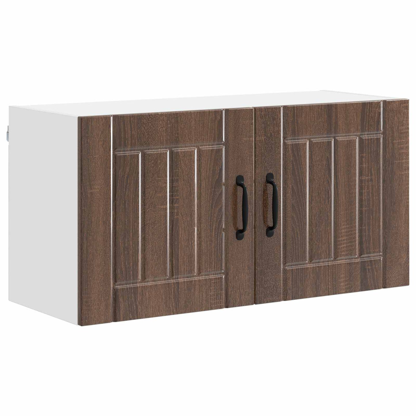 Vaatwasserpaneel Lucca Bruin eiken 80 x 31 x 40 cm Bewerkt hout is nu te koop bij PeponiXL, paradijselijk wonen!