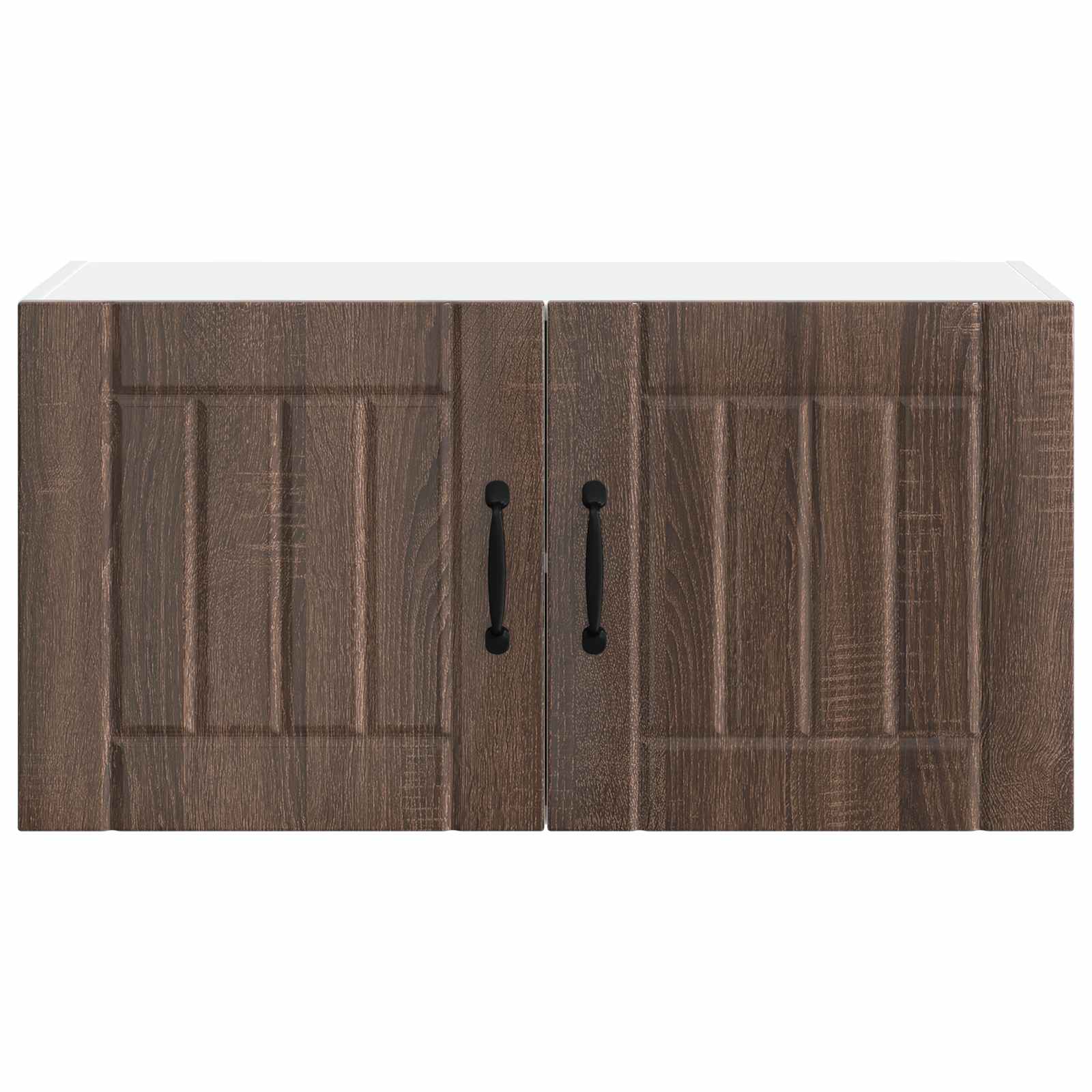 Vaatwasserpaneel Lucca Bruin eiken 80 x 31 x 40 cm Bewerkt hout is nu te koop bij PeponiXL, paradijselijk wonen!